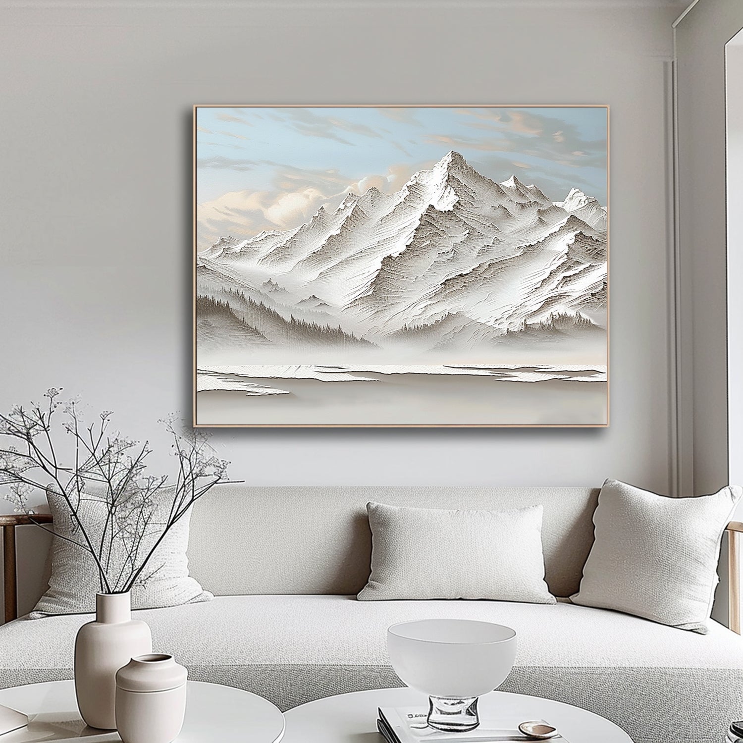 mountain landscape art mountain wall art Large mountain artwork Large mount paintings