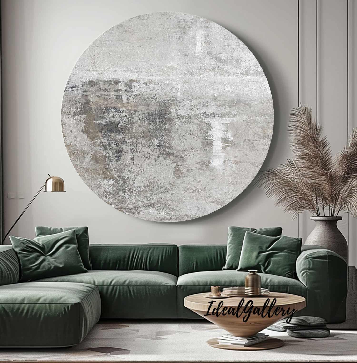 Circular painting #C012