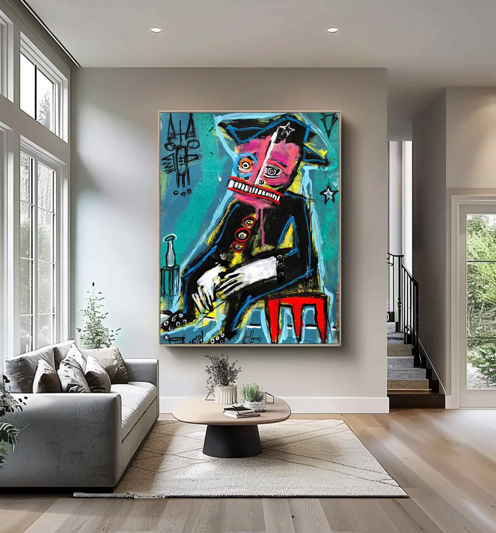 Modern Graffiti Style Art Colorful Pop Art Street Graffiti painting