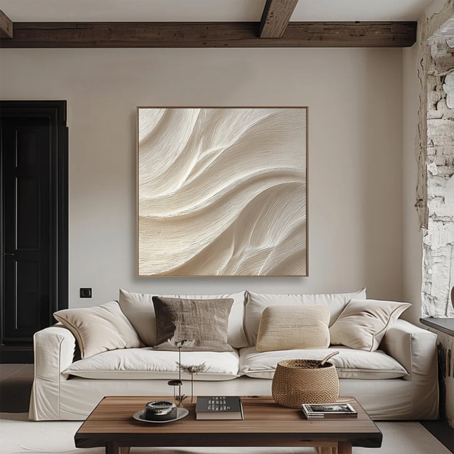 Wood carving wall Decor 3D Textured Wall Decor Sculptured art Decor