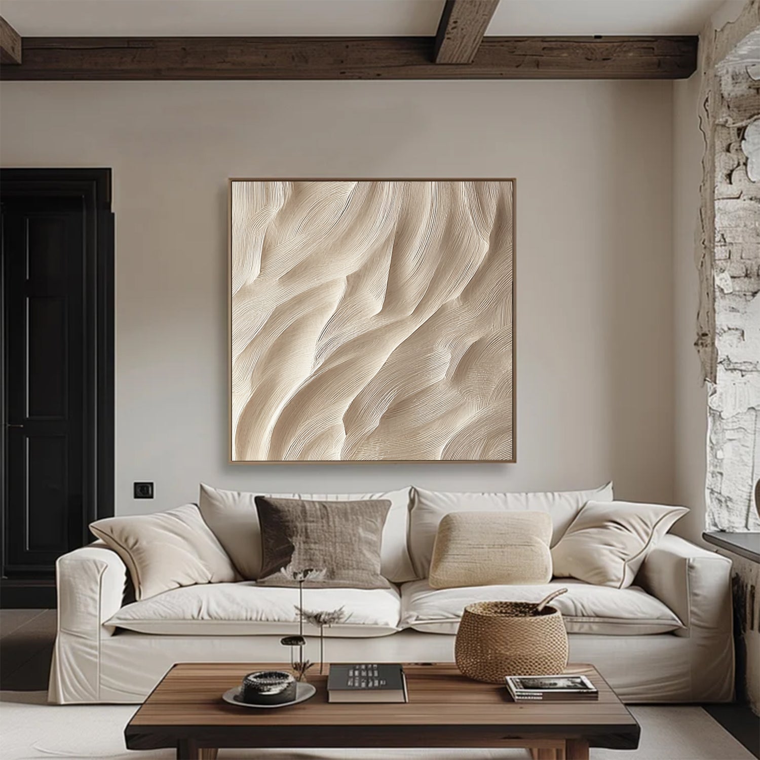 Wood carving wall Decor 3D Textured Wall Decor Sculptured art Decor