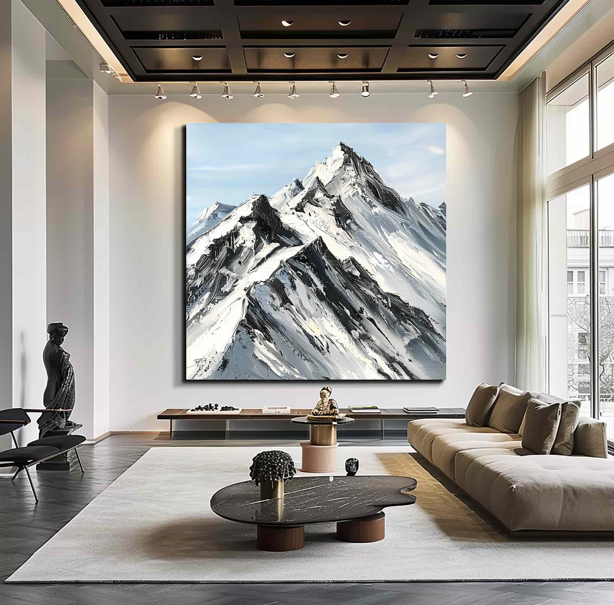 Black+white Painting #BZ009