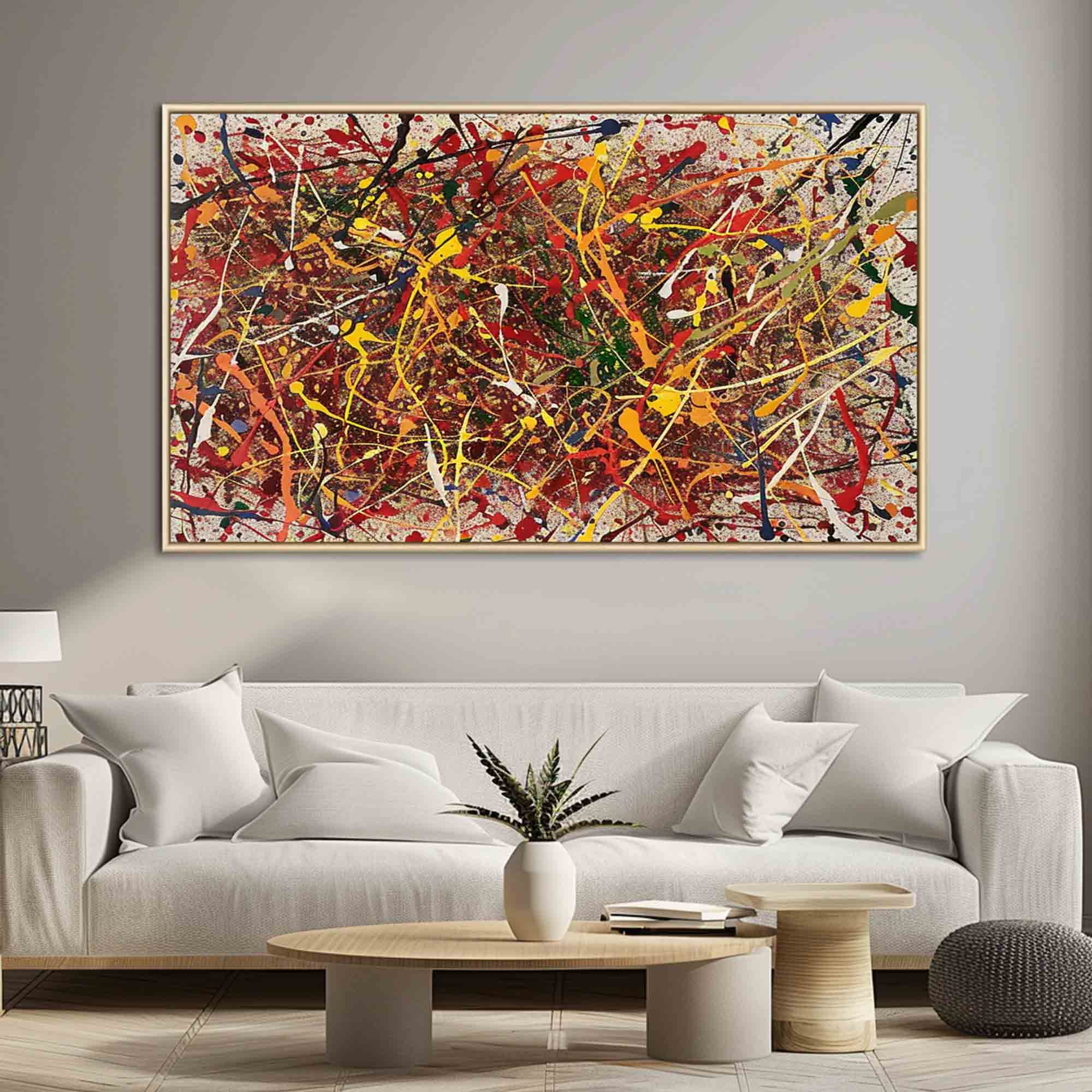 Pollock style art #H009