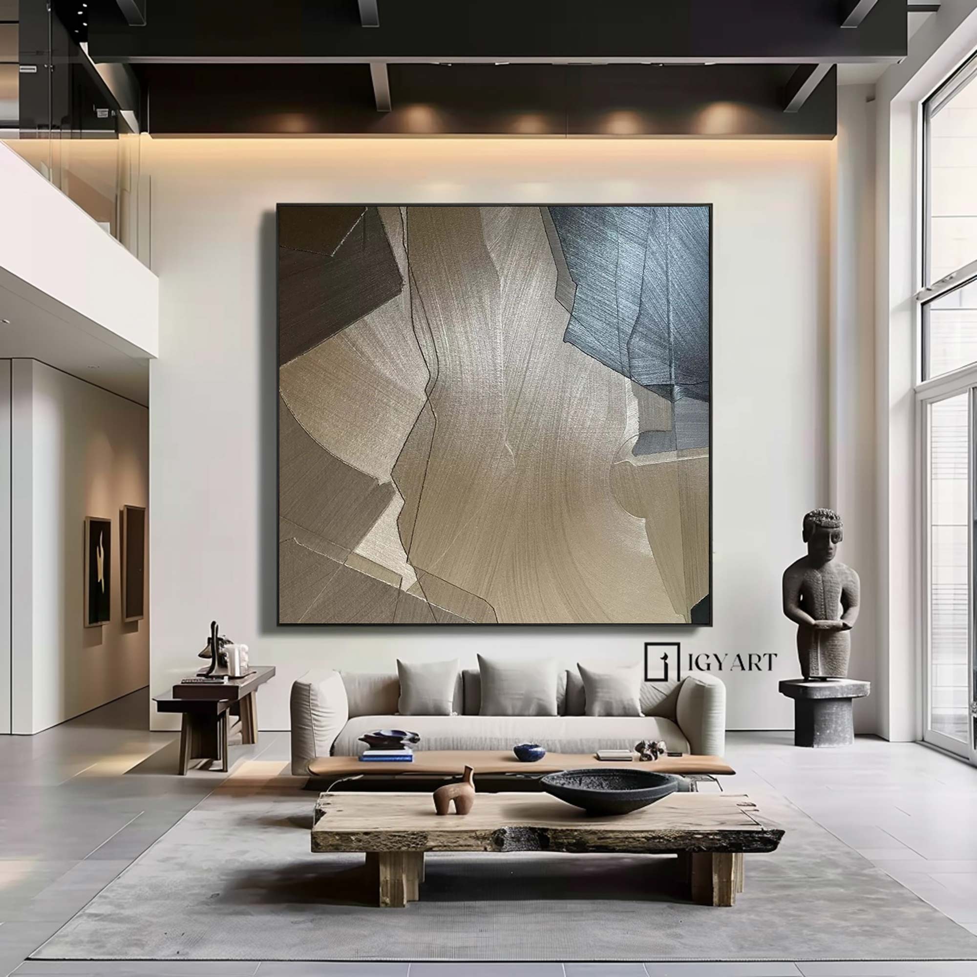 Beige Minimalist Wall Art brown Wabi Sabi Wall Art Beige brown Minimalist Painting