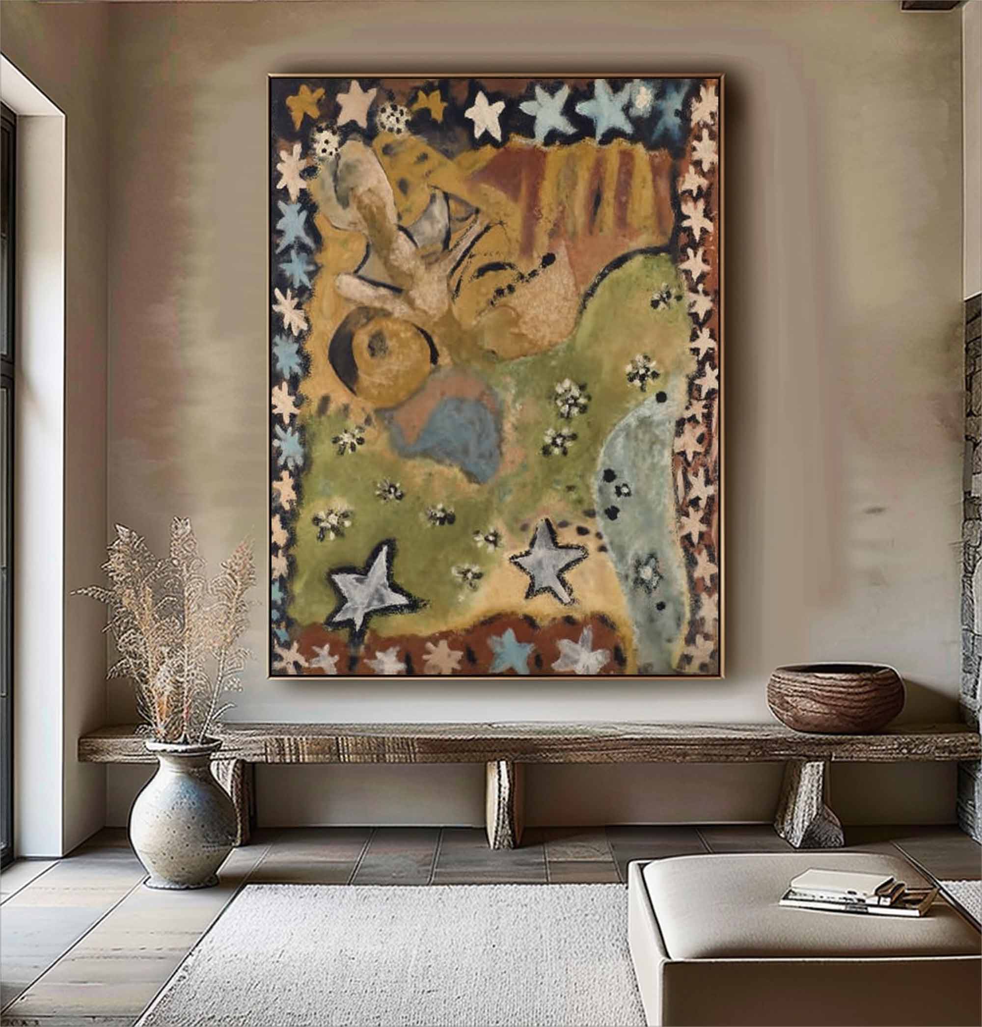 Graffiti Style Painting Modern Graffiti Art Colorful Abstract Art