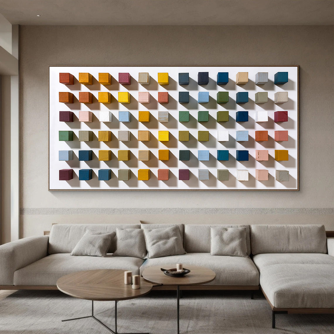 3D Textured Wood Wall Art Contemporary Wood Wall Sculpture Decor