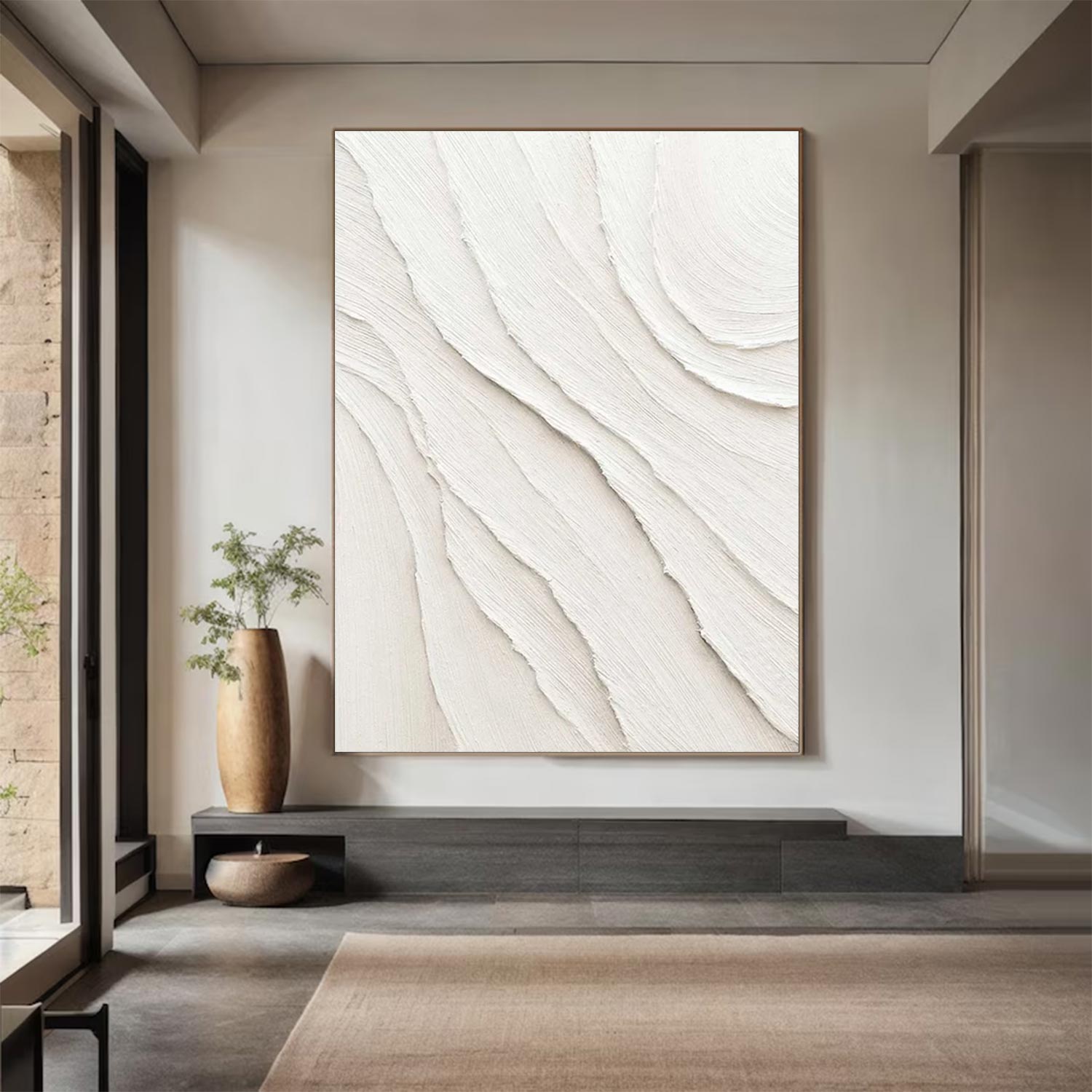 white painting # wS011