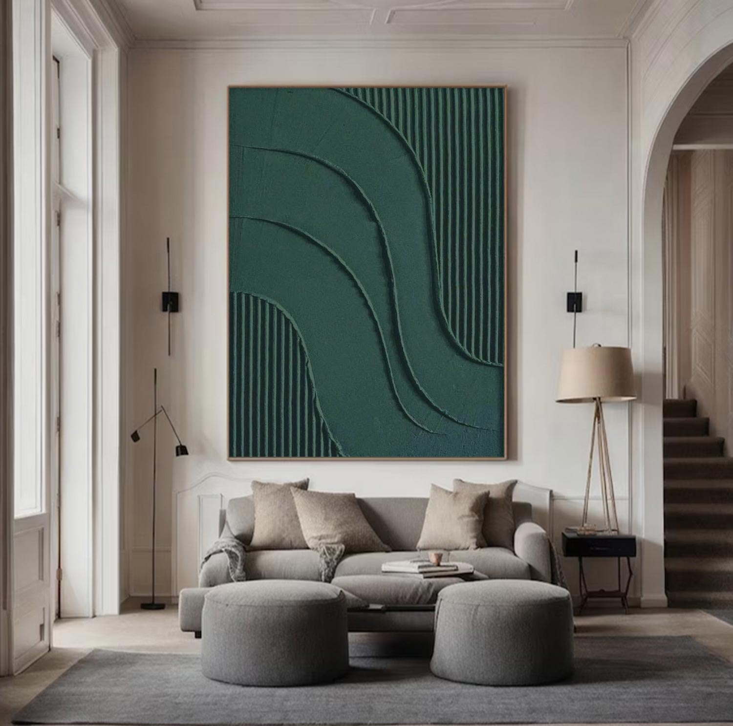 green painting # gS013