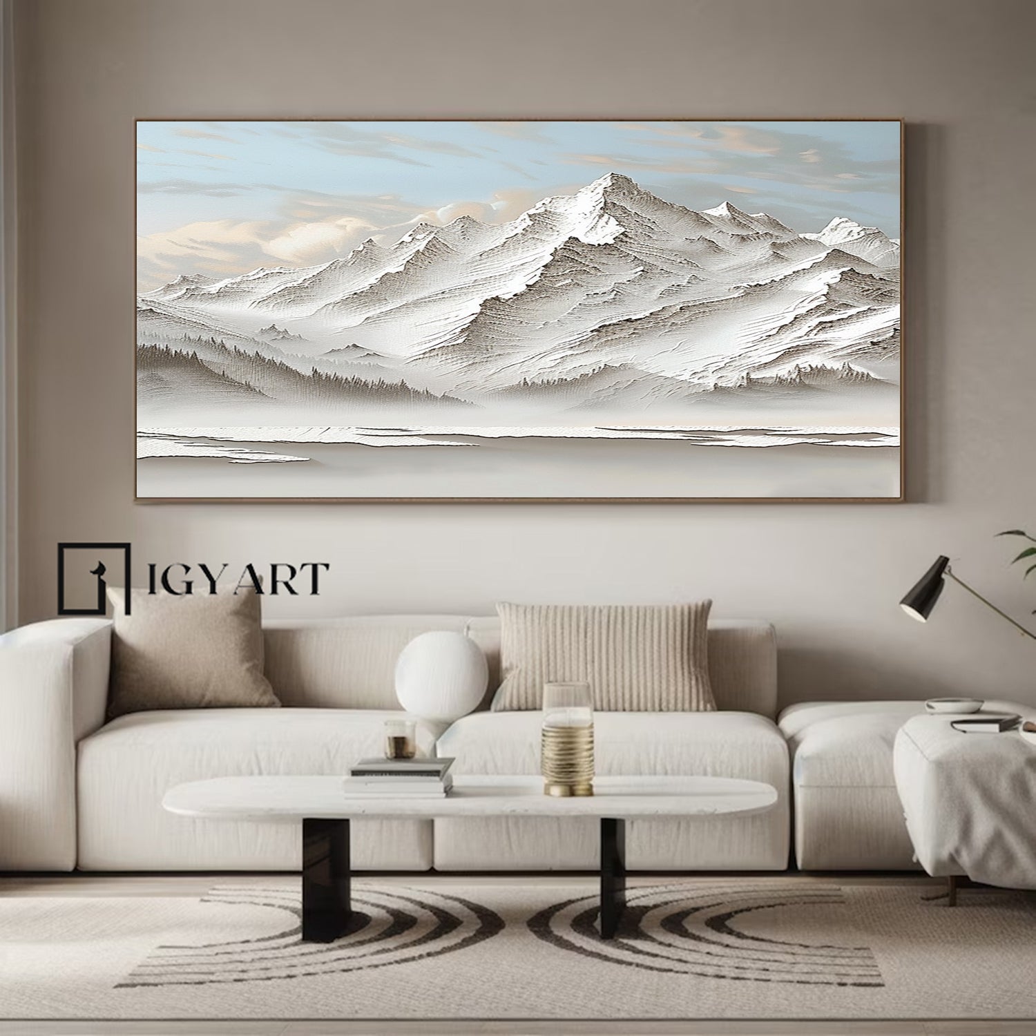 mountain landscape art mountain wall art Large mountain artwork Large mount paintings