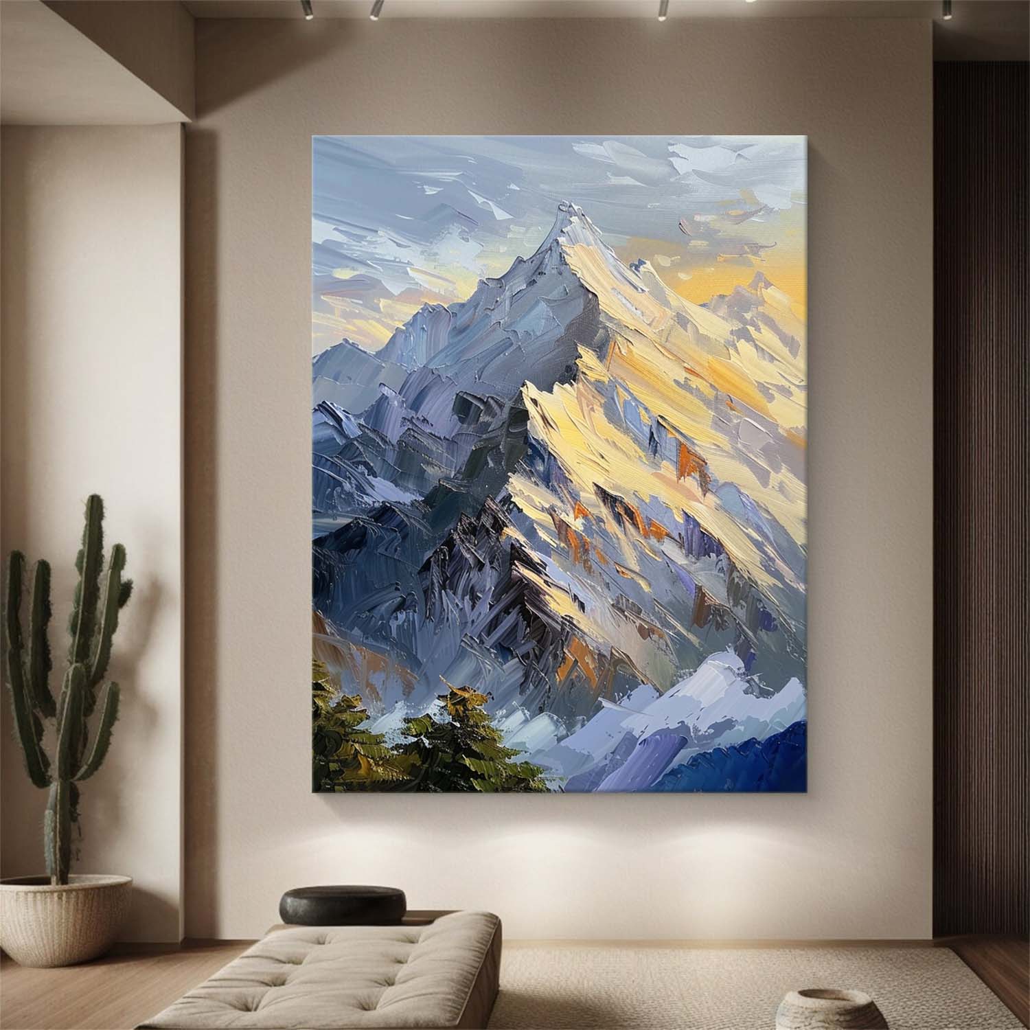 mount fuji painting mountain painting mountain landscape art mountain artwork