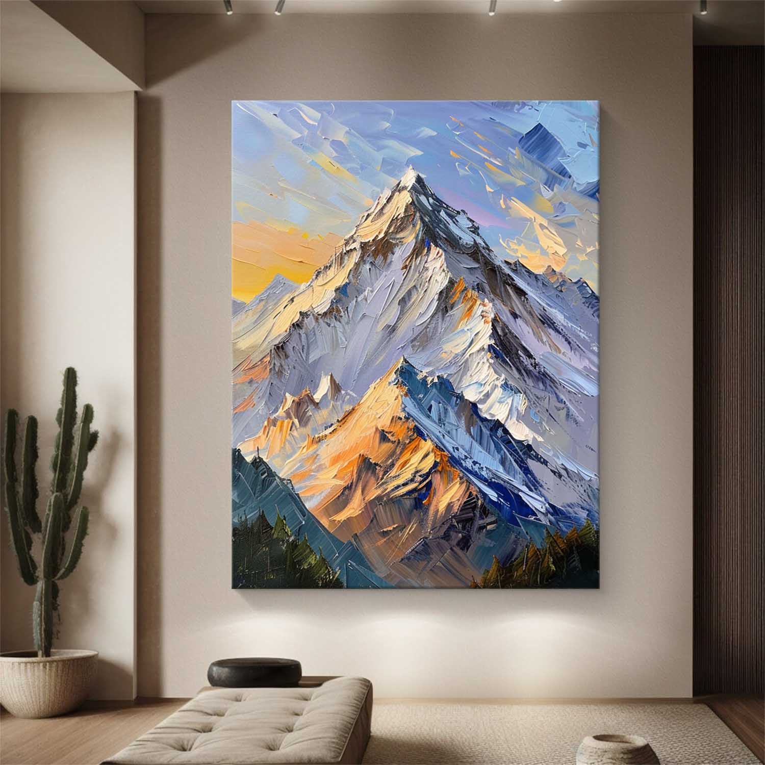mountain landscape painting mountain painting painting of the mountains mountain artwork