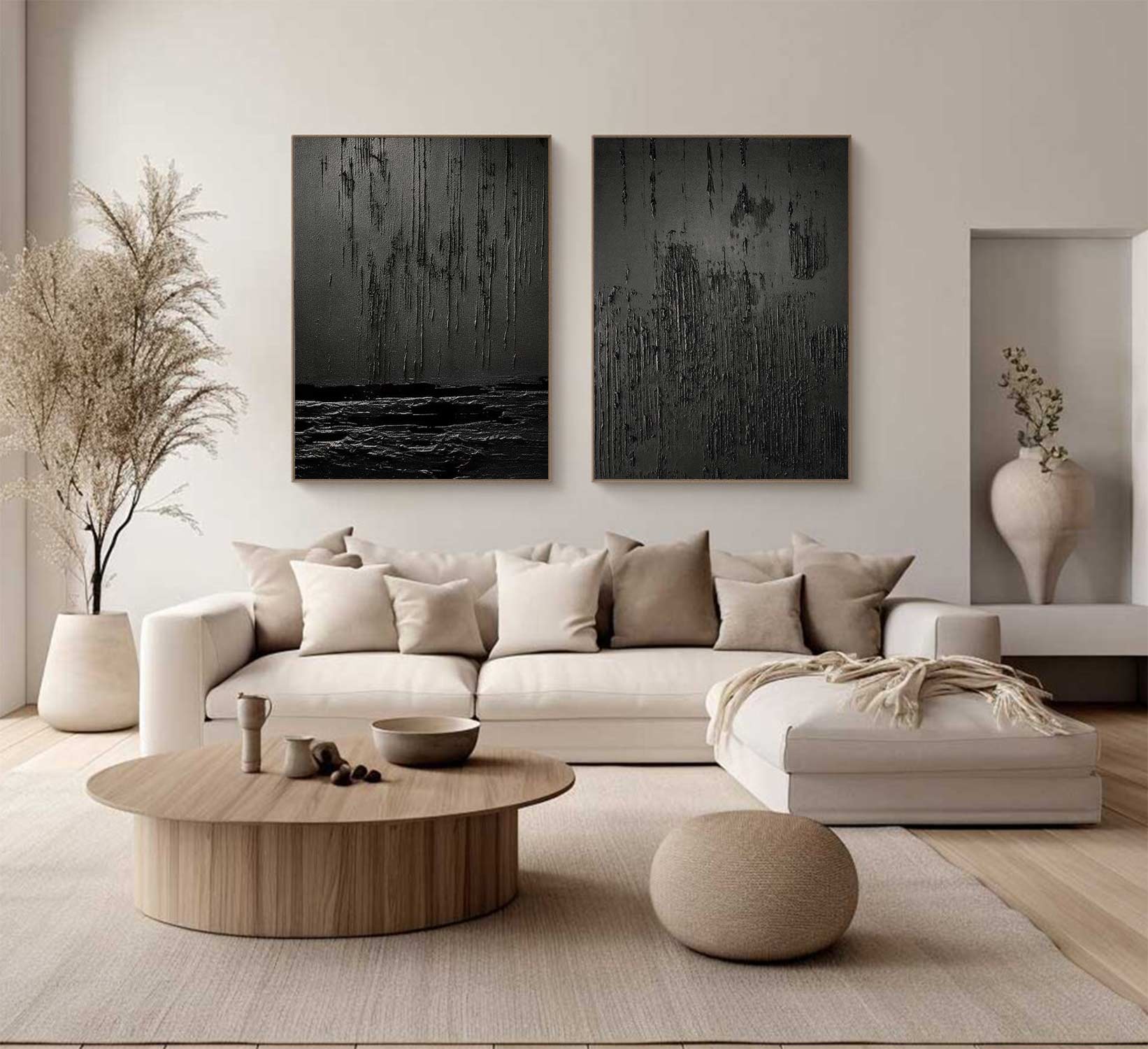 Set of 2 wall art #S060