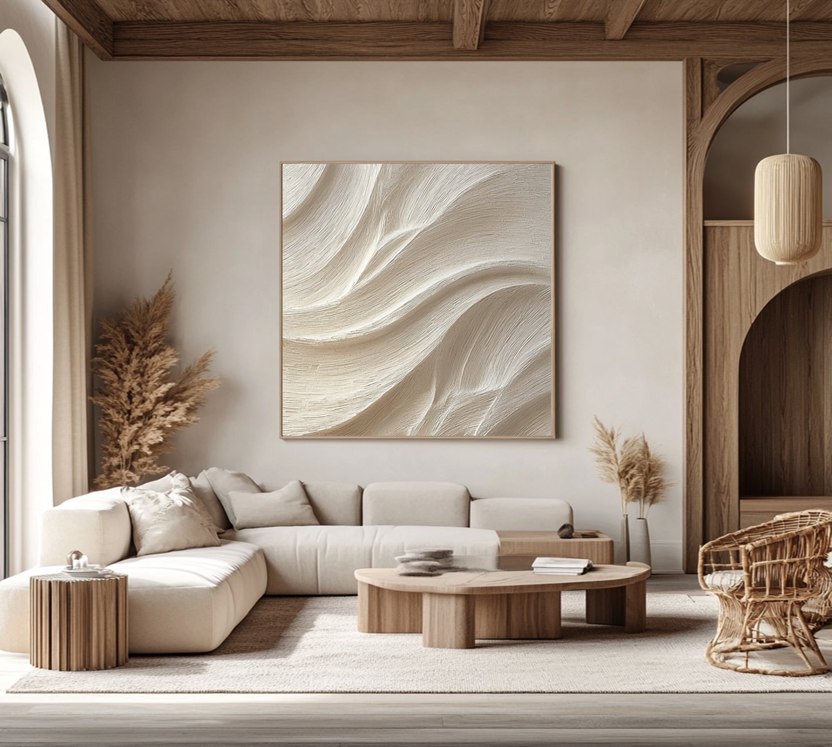 Wood carving wall Decor 3D Textured Wall Decor Sculptured art Decor