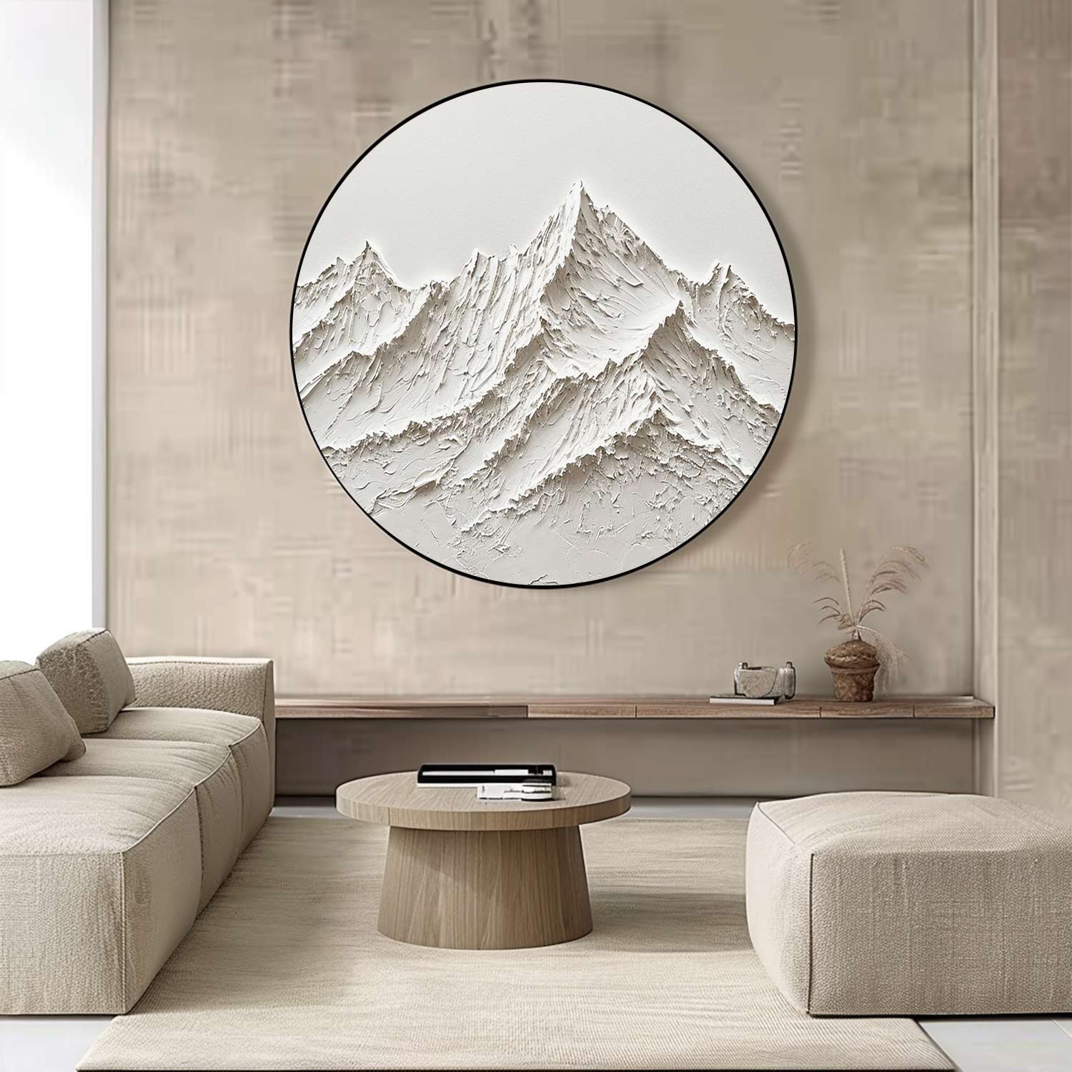 Circular painting #C029