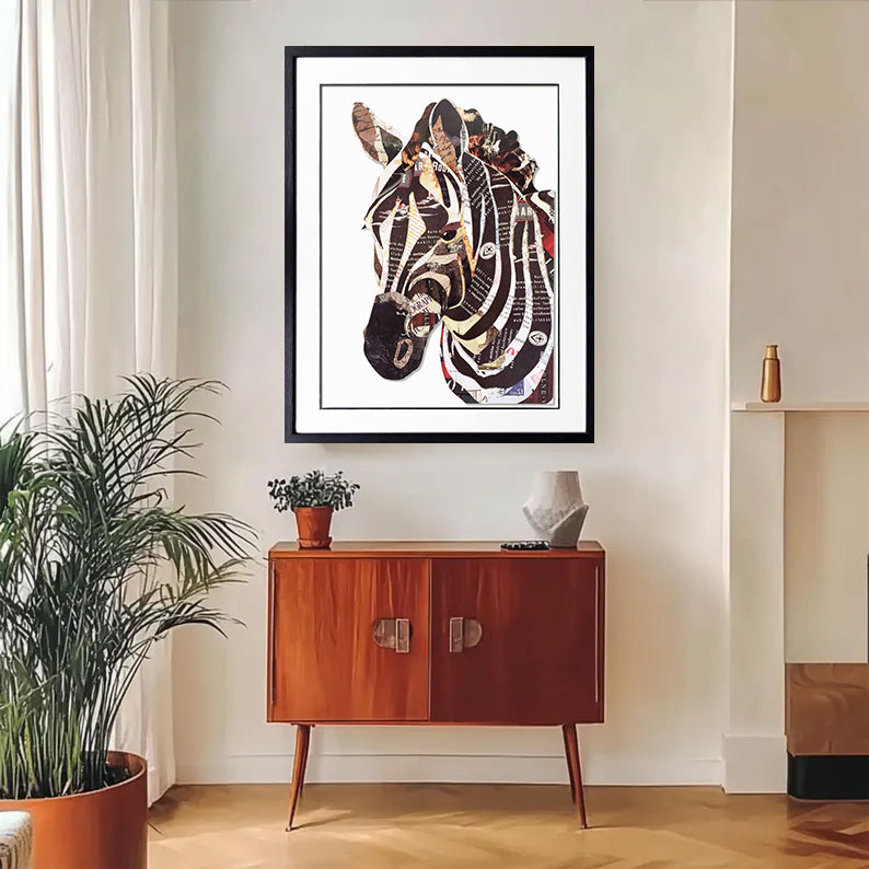 Zebra Wall Decor Zebra Animal Portraits Wall Decor Wildlife Wall Art
