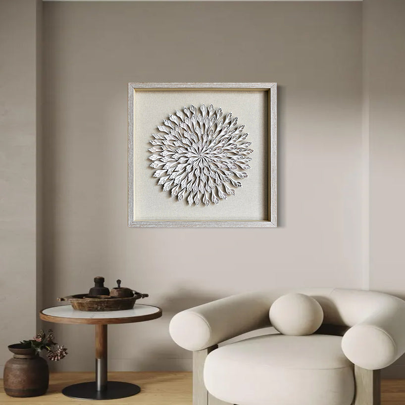 Shell wall decoration art, physical decoration art, texture wall art