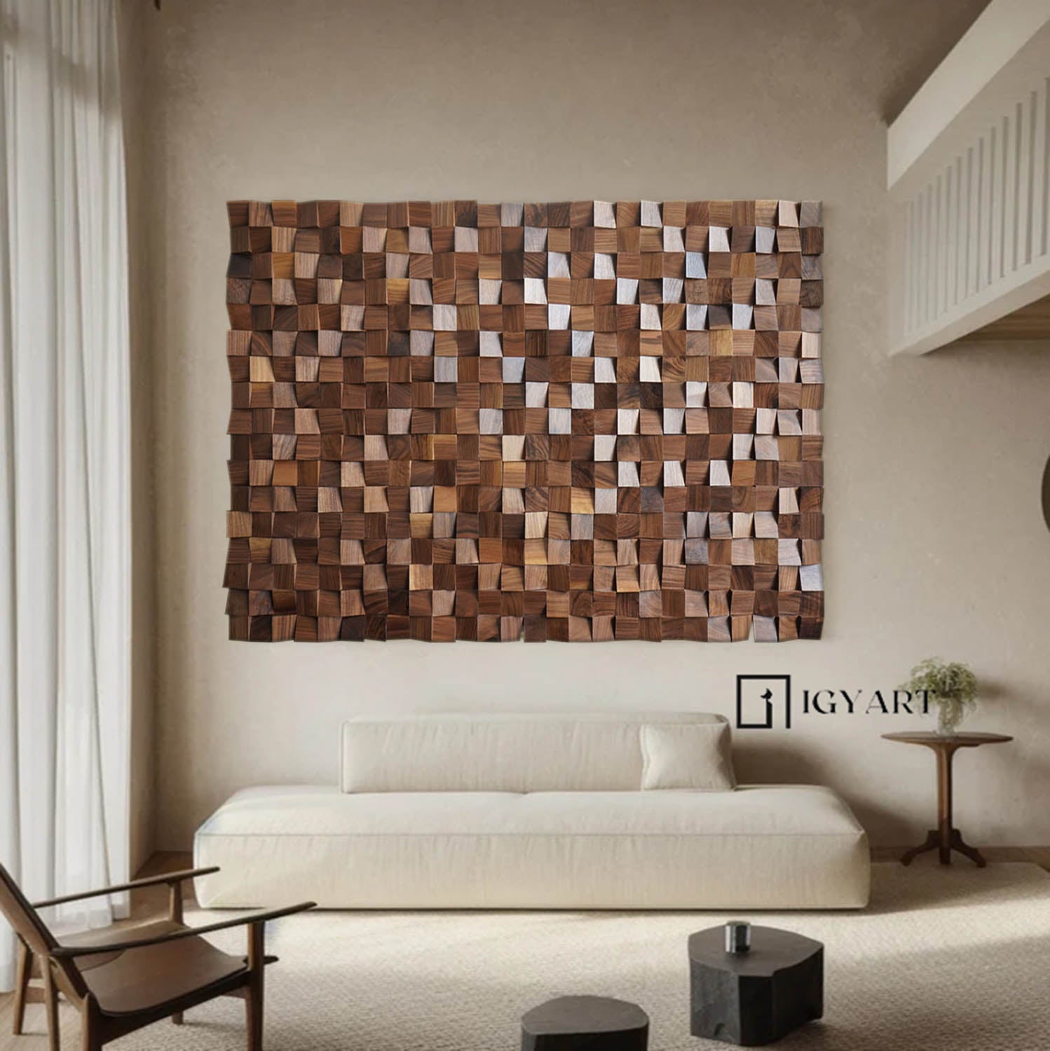 brown Sculptured art Painting brown Wood carving wall art brown 3D Textured Wall Art