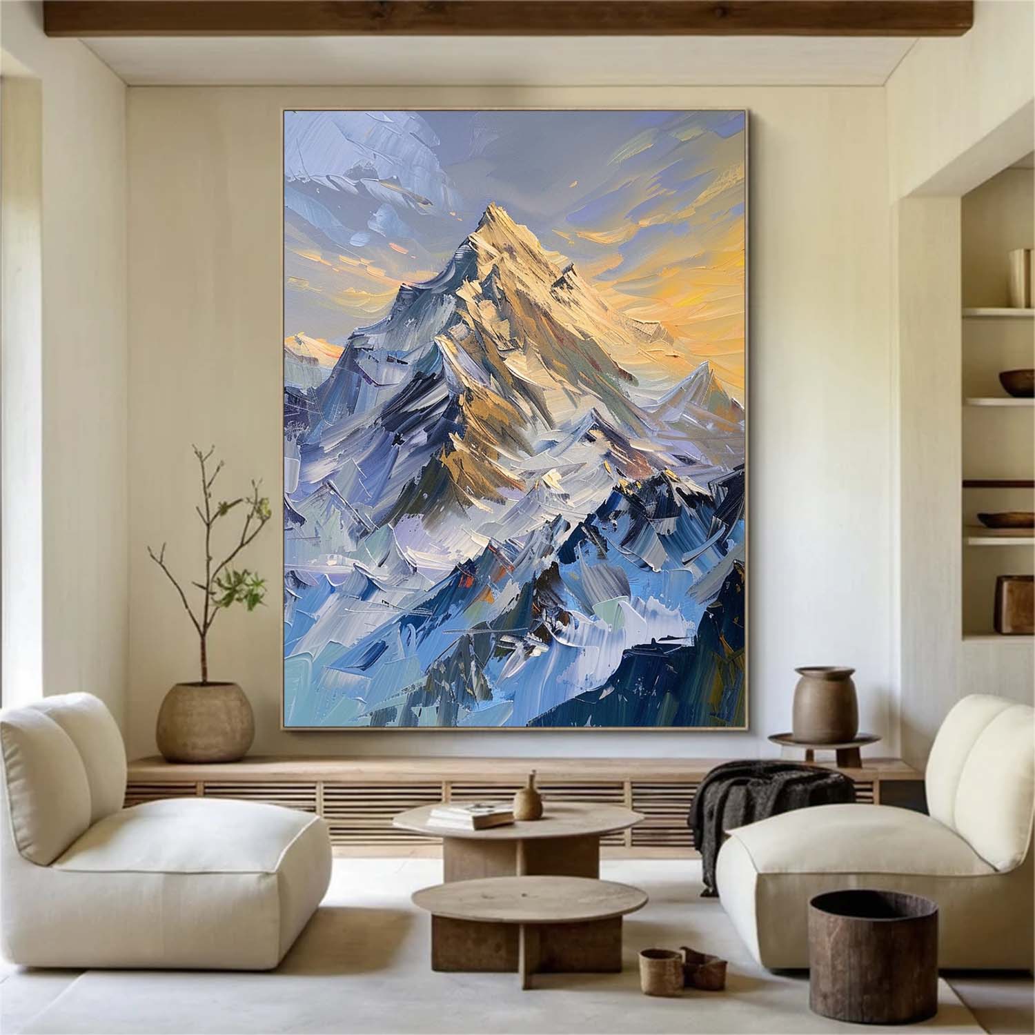 mountain painting mountain landscape art mountain artwork painting of the mountains