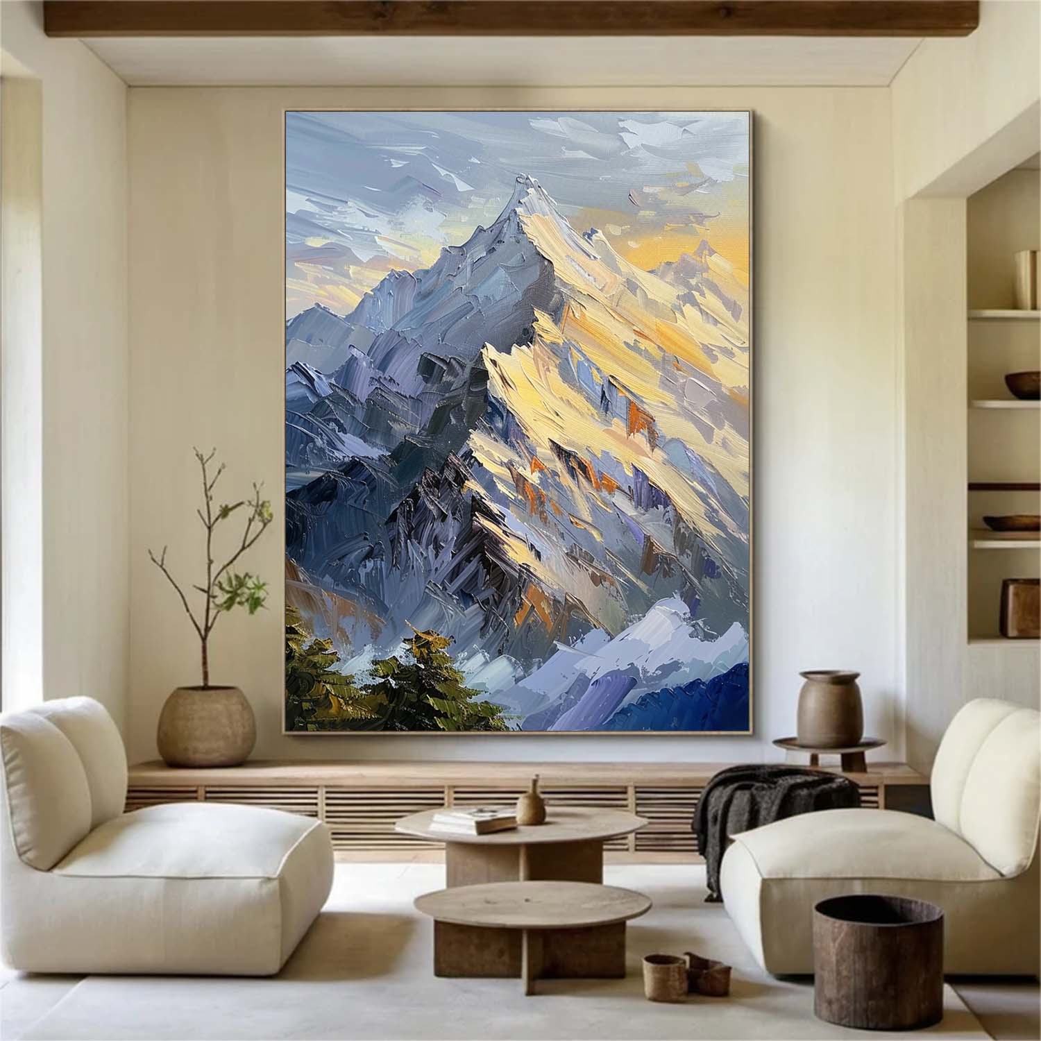 mount fuji painting mountain painting mountain landscape art mountain artwork