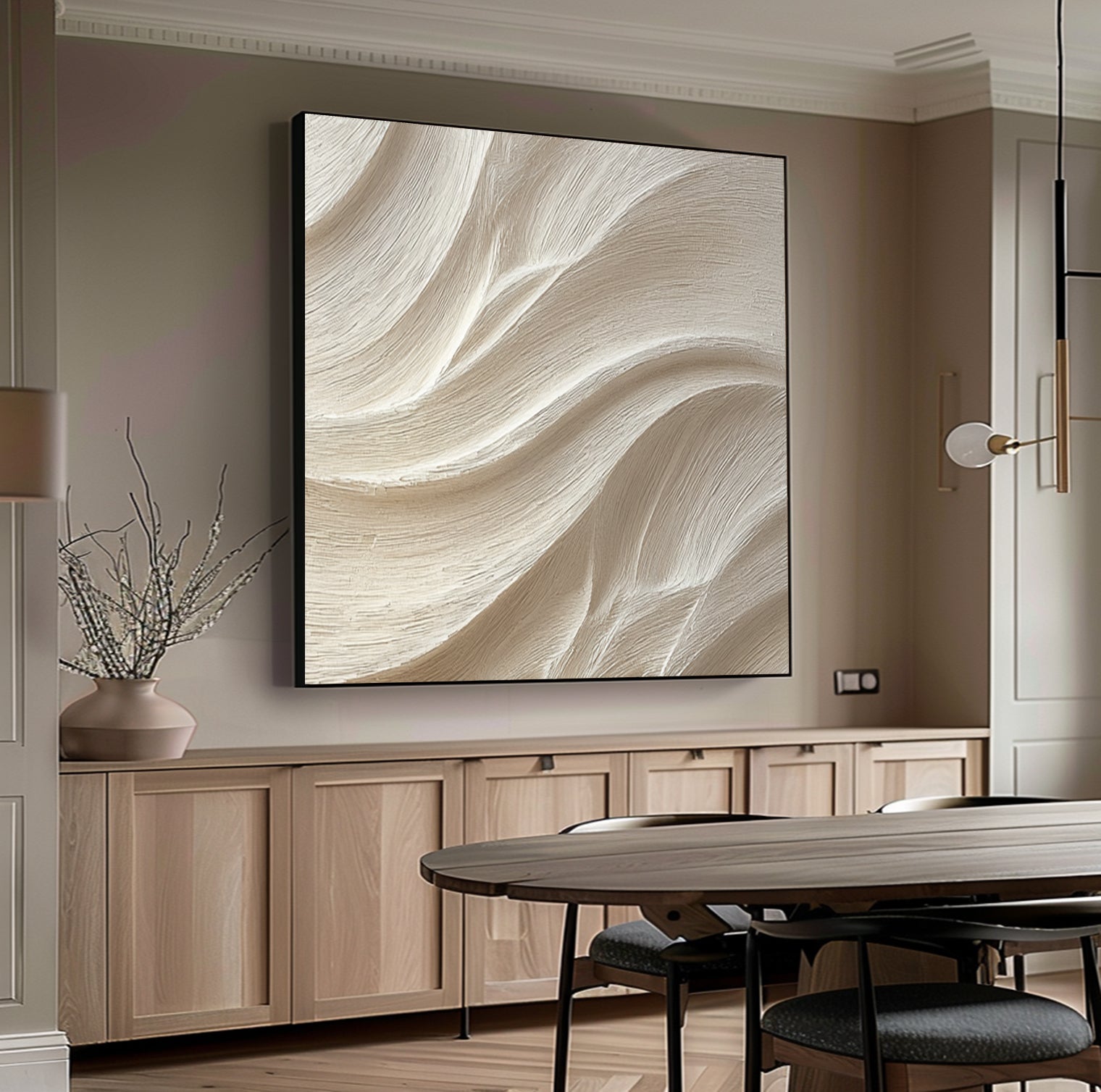 Wood carving wall Decor 3D Textured Wall Decor Sculptured art Decor