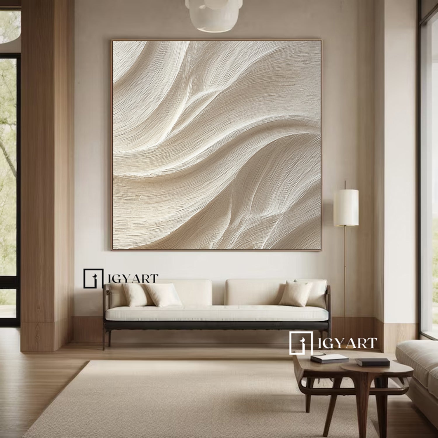 Wood carving wall Decor 3D Textured Wall Decor Sculptured art Decor