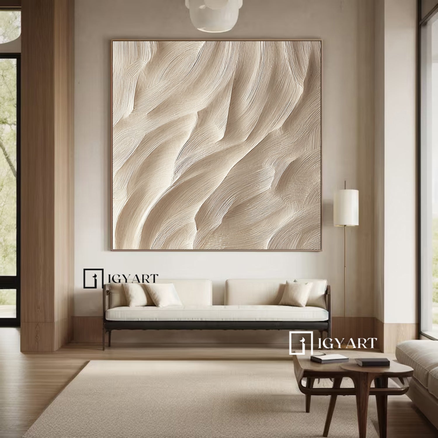 Wood carving wall Decor 3D Textured Wall Decor Sculptured art Decor