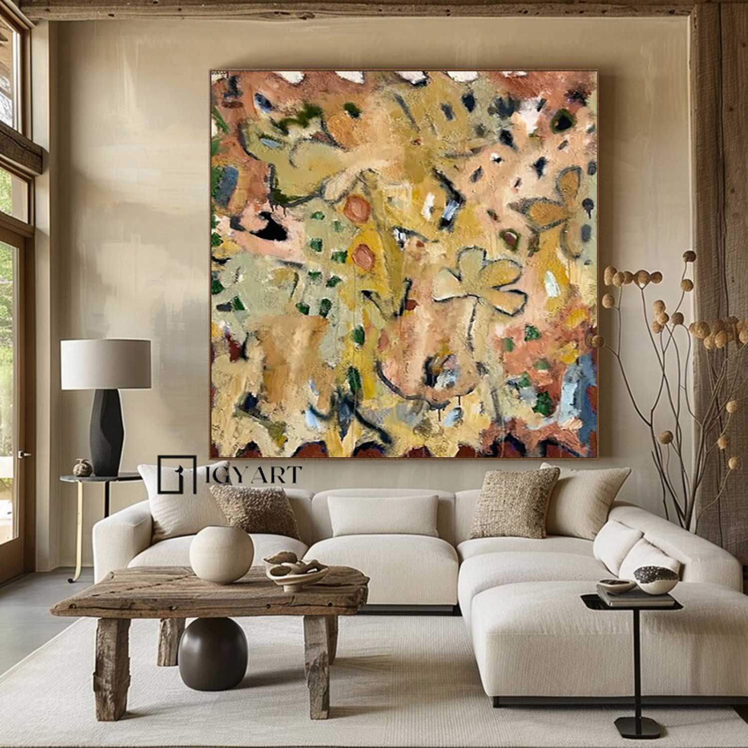 street graffiti painting graffiti-style painting Green abstract painting