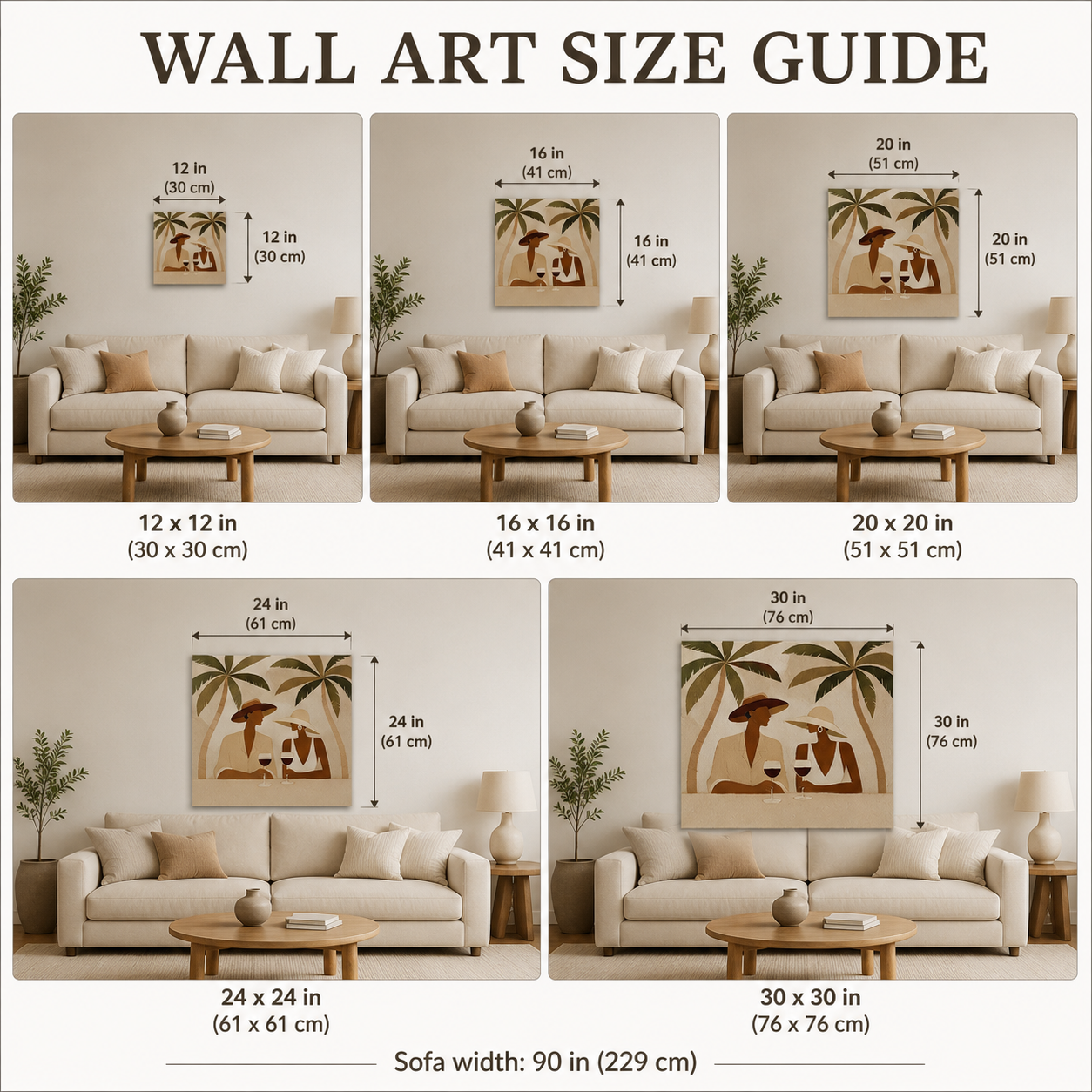 Bohemian Tropical Couple Art Tropical Couple Art For Beach Resort Style Home Wall Decor