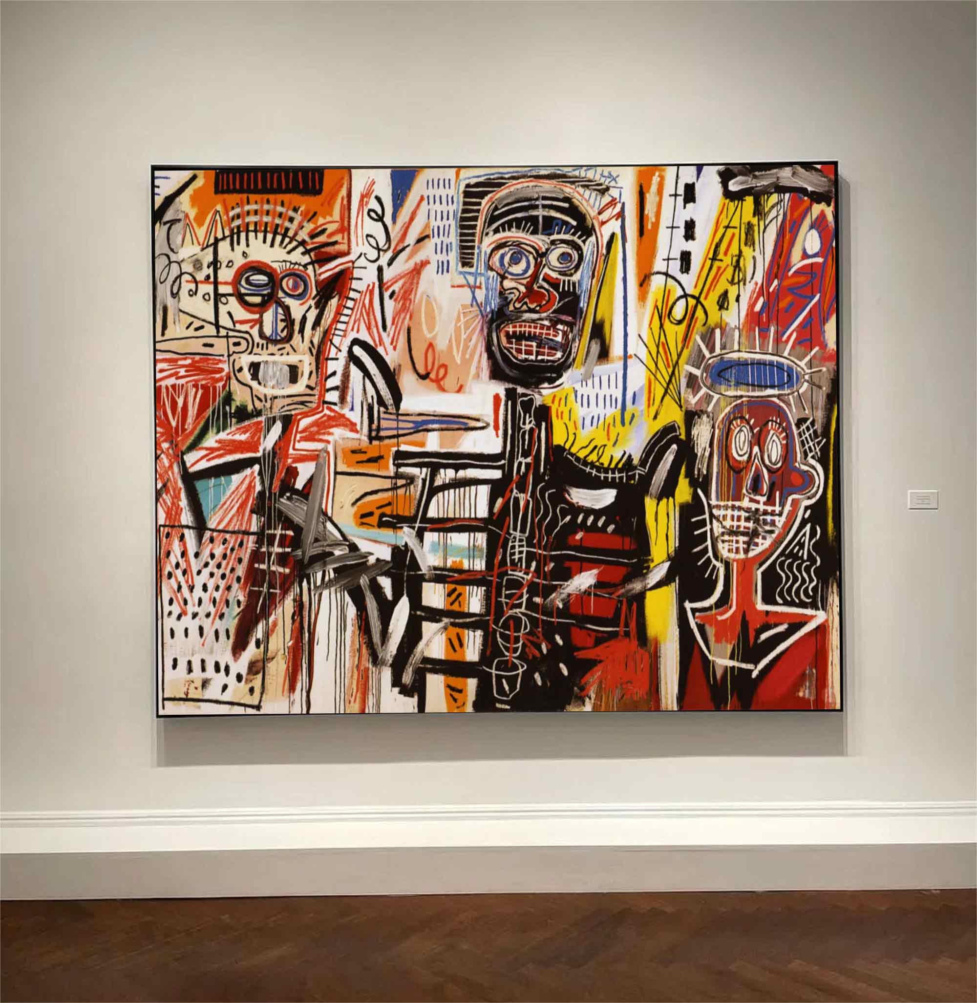 Modern Graffiti Style Art Red Pop Art Red Street Graffiti painting