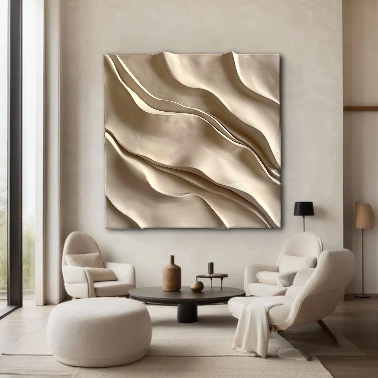 Sculptured art Painting Wood carving wall art Wood Textured Wall Decor