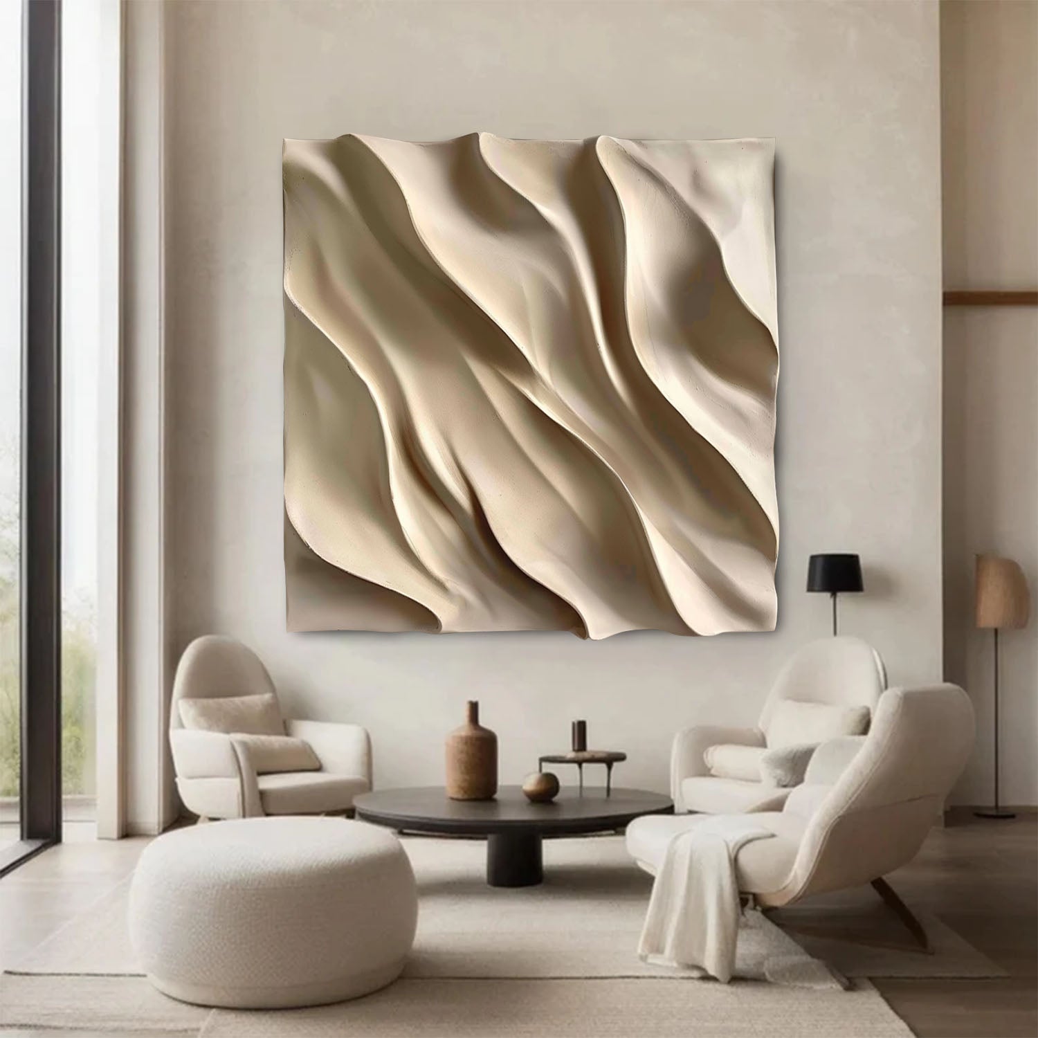 Sculptured art Painting Wood carving wall art Wood Textured Wall Decor