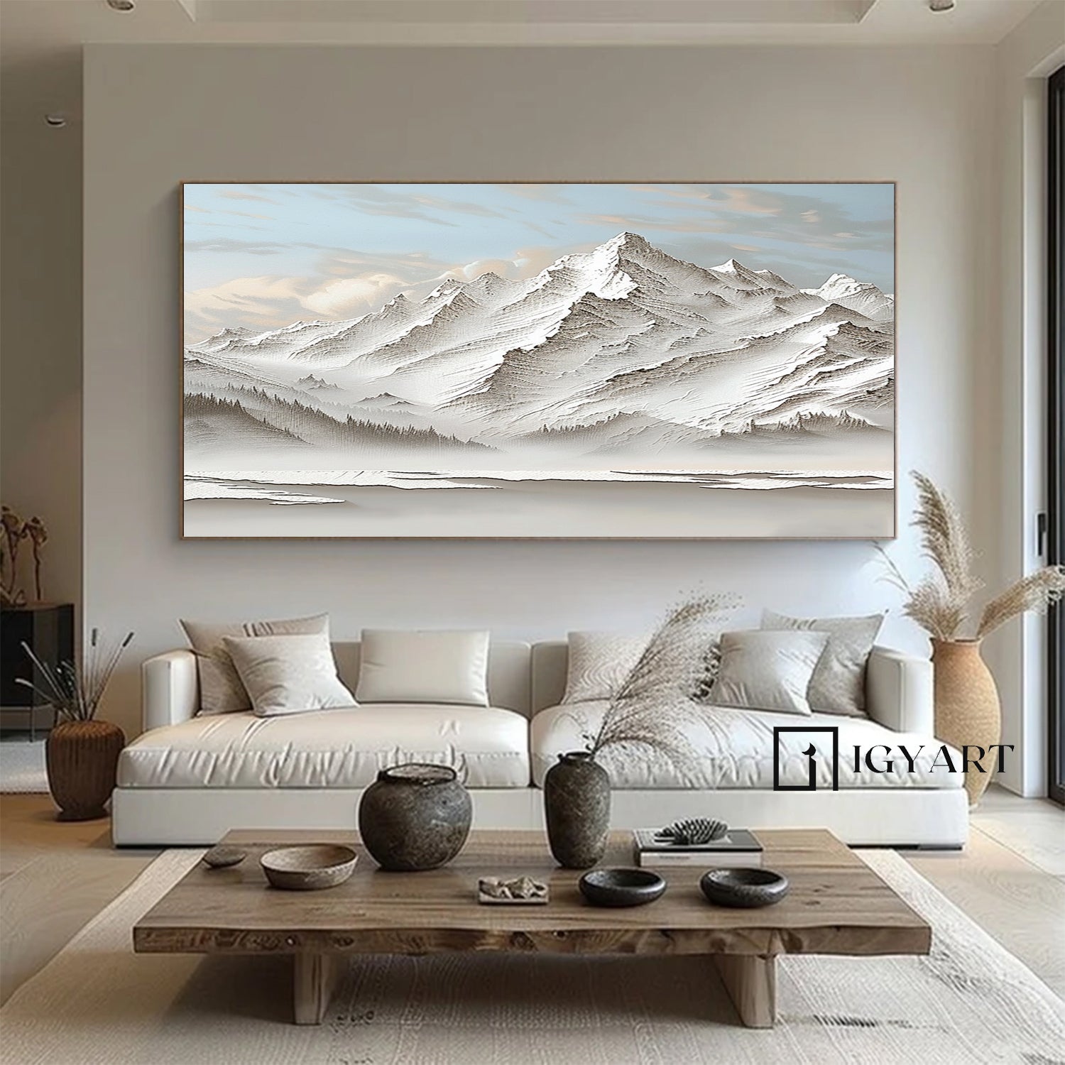 mountain landscape art mountain wall art Large mountain artwork Large mount paintings