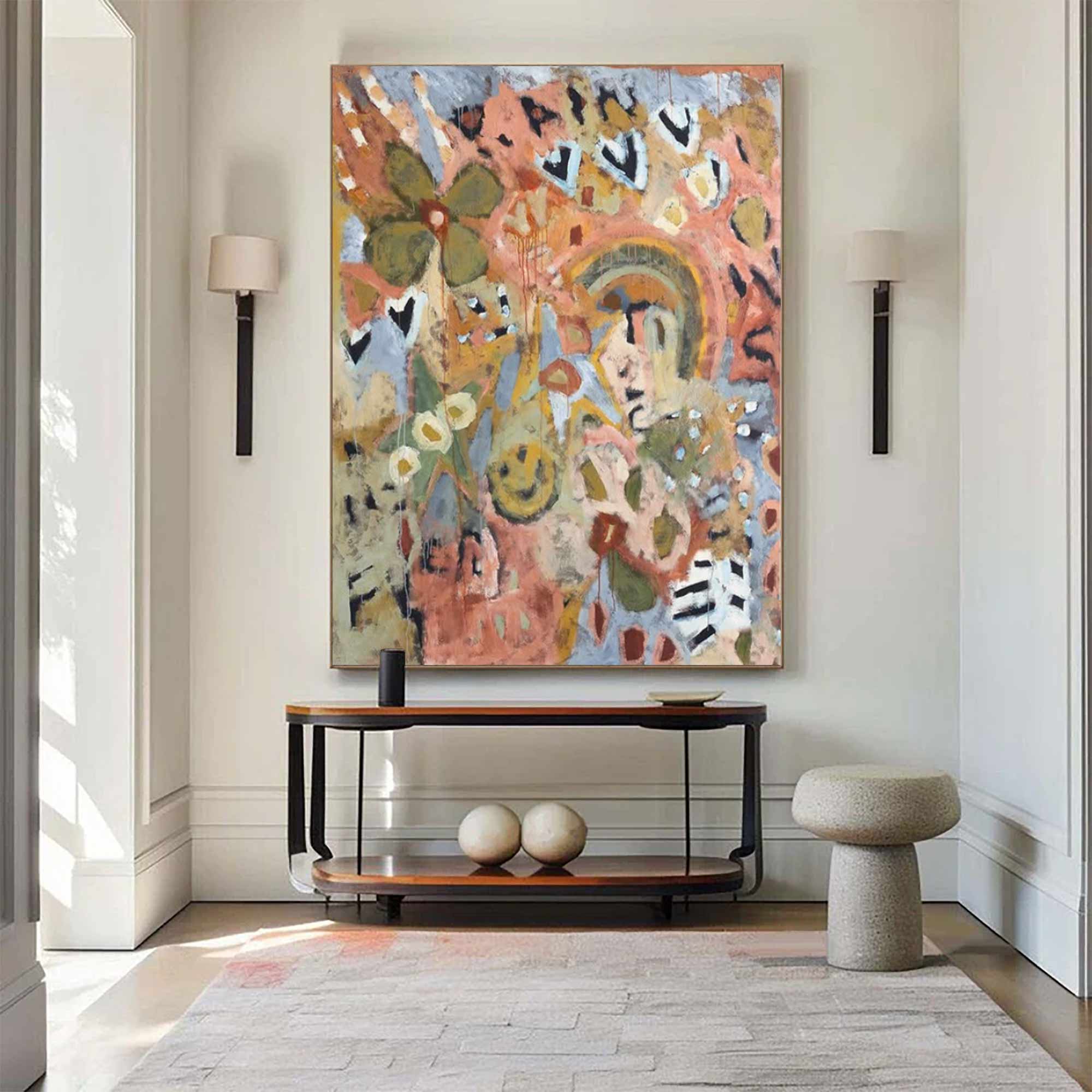 Abstract Graffiti Style Painting Modern Graffiti Art Pop Abstract Art