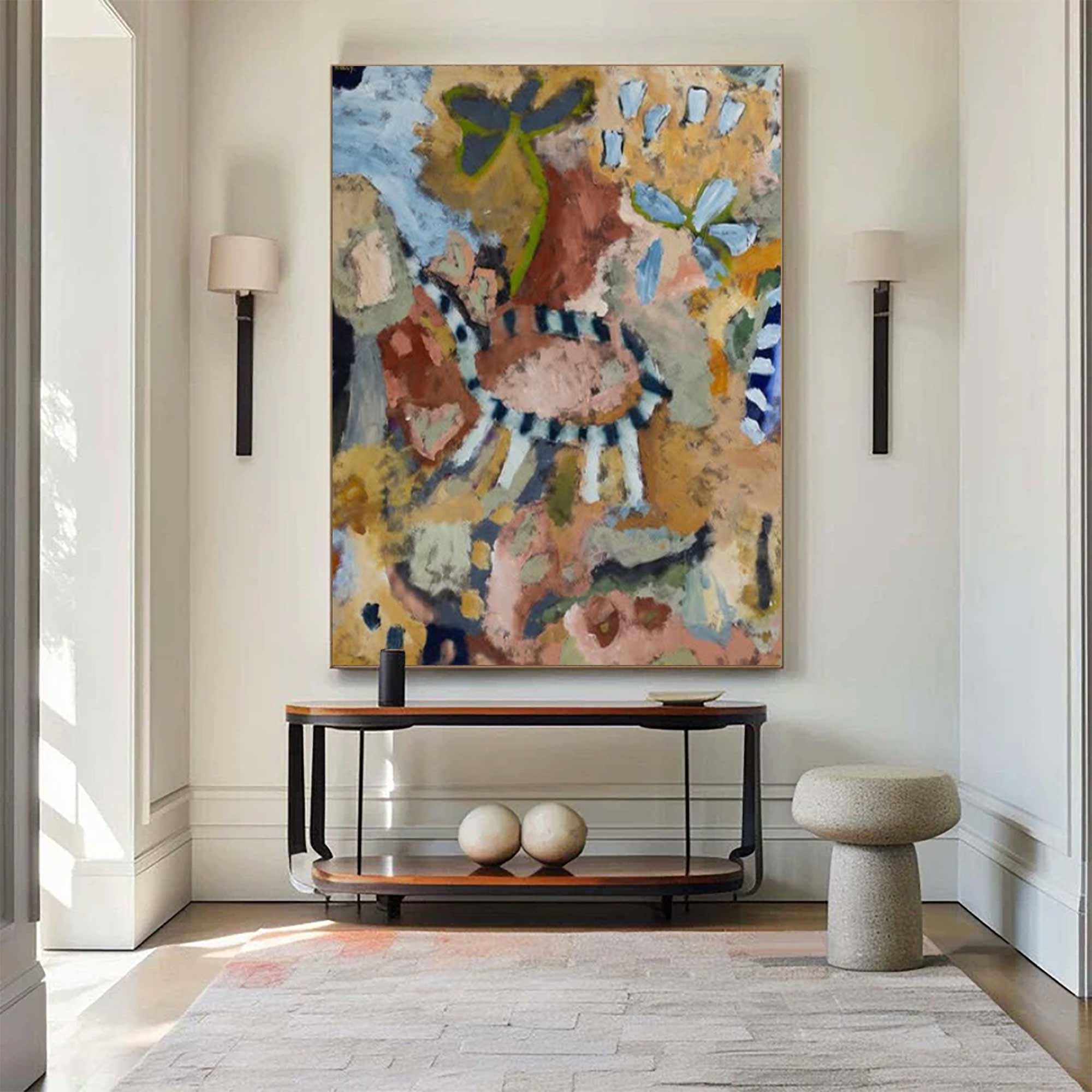 Abstract Graffiti Style Painting Modern Graffiti Art Colorful Abstract Art