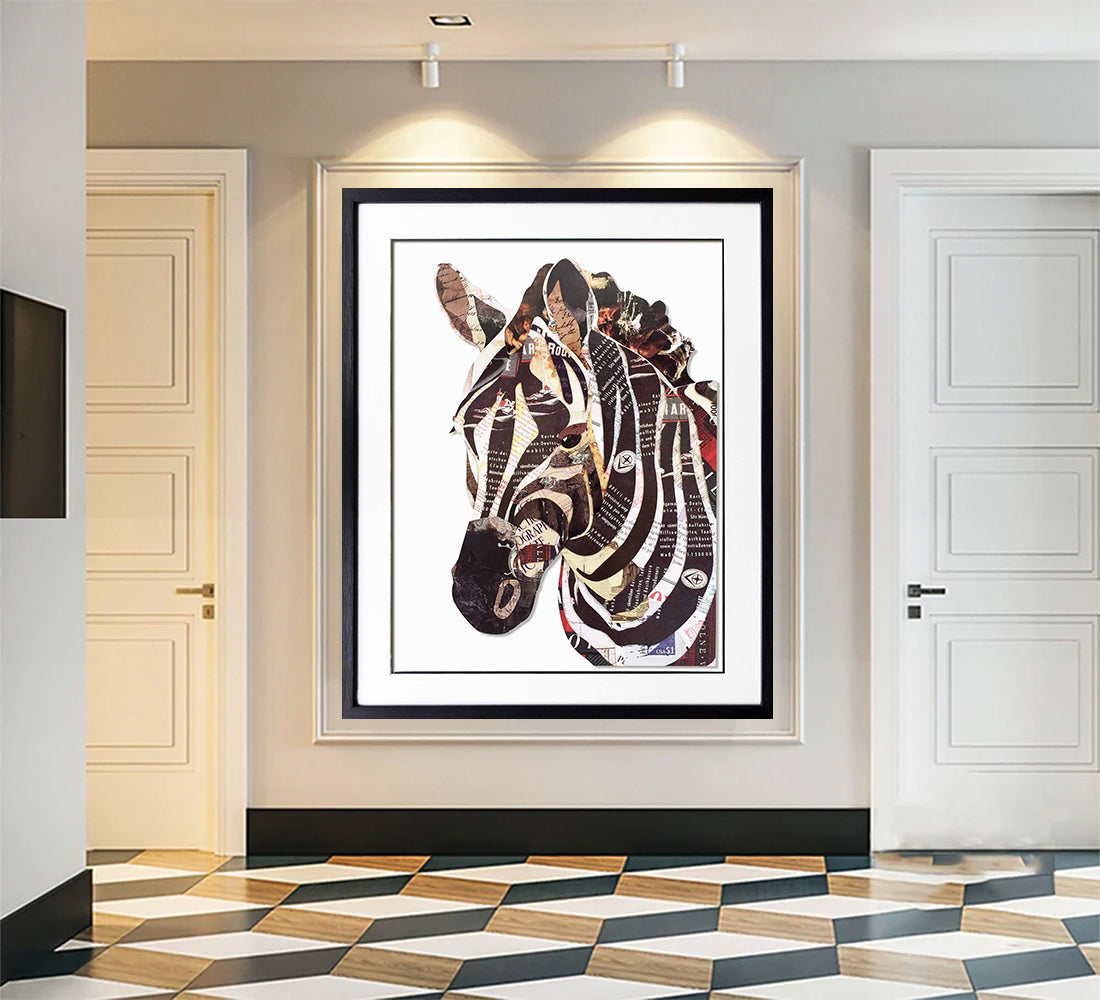 Zebra Wall Decor Zebra Animal Portraits Wall Decor Wildlife Wall Art