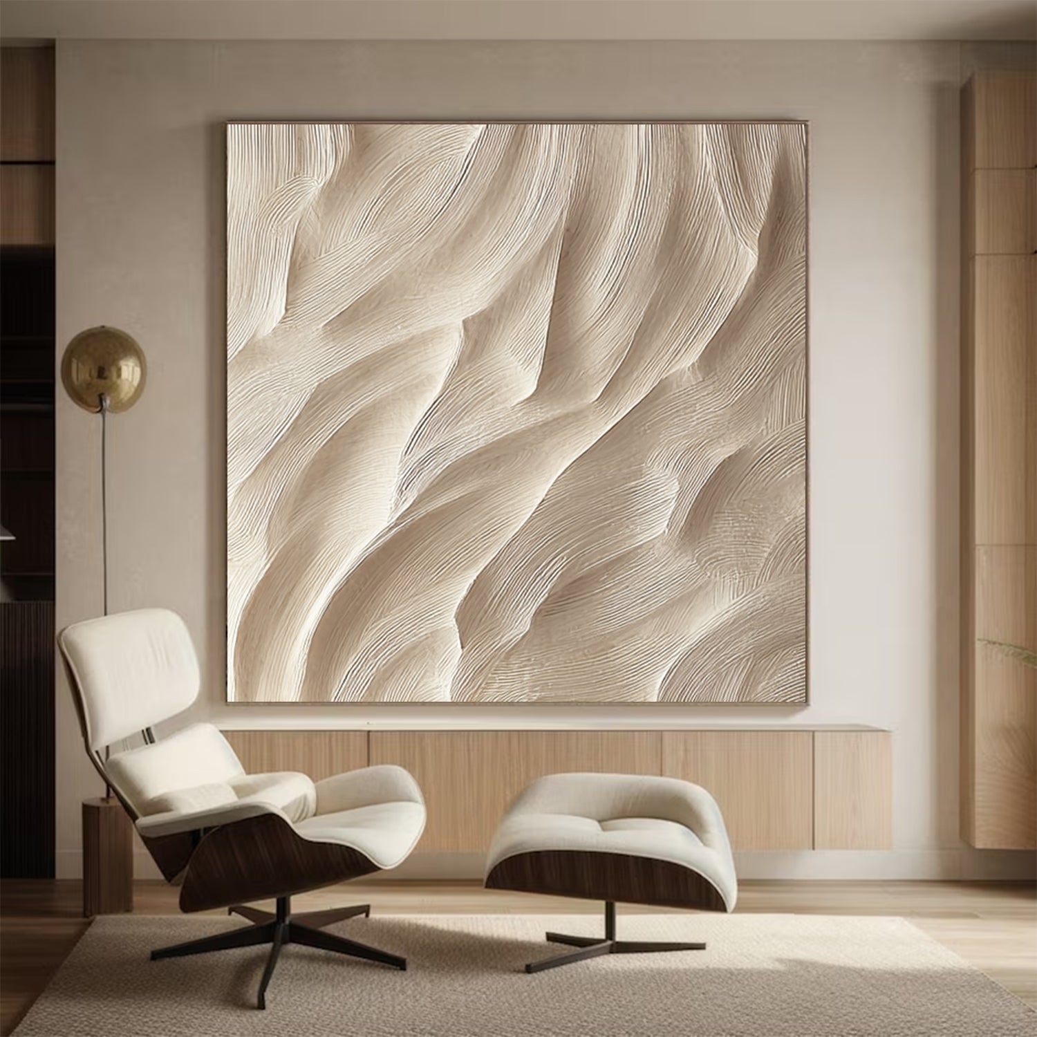 Wood carving wall Decor 3D Textured Wall Decor Sculptured art Decor