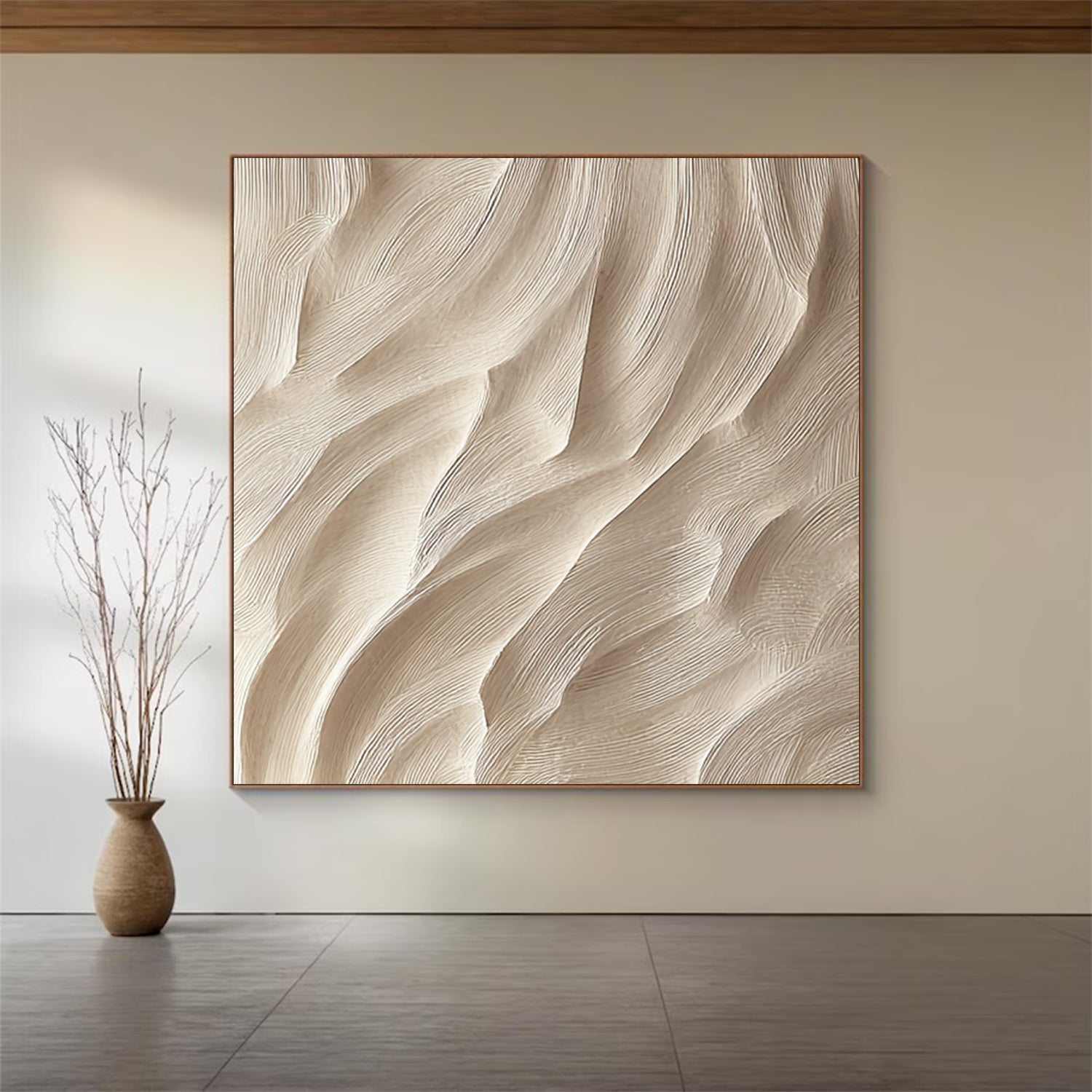 Wood carving wall Decor 3D Textured Wall Decor Sculptured art Decor