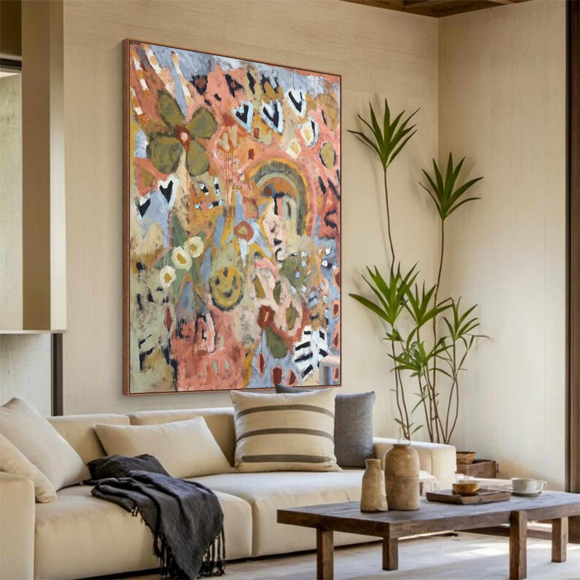 Street graffiti art Colorful graffiti wall art decor for living room