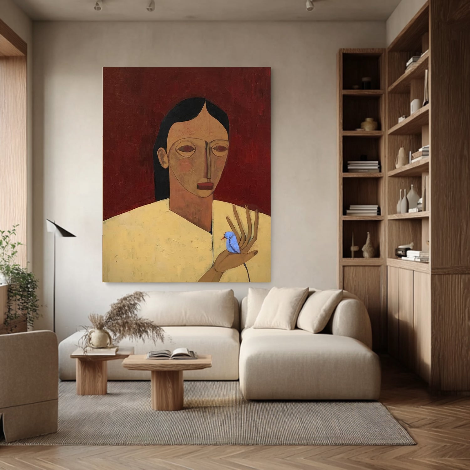 Contemporary Expressionism woman Abstract figurative painting