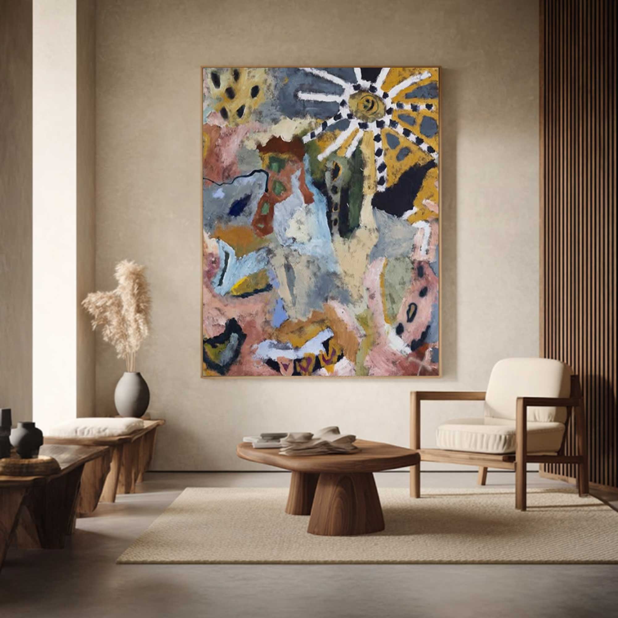 colorful graffiti art, Colorful abstract painting, colorful textured wall decor