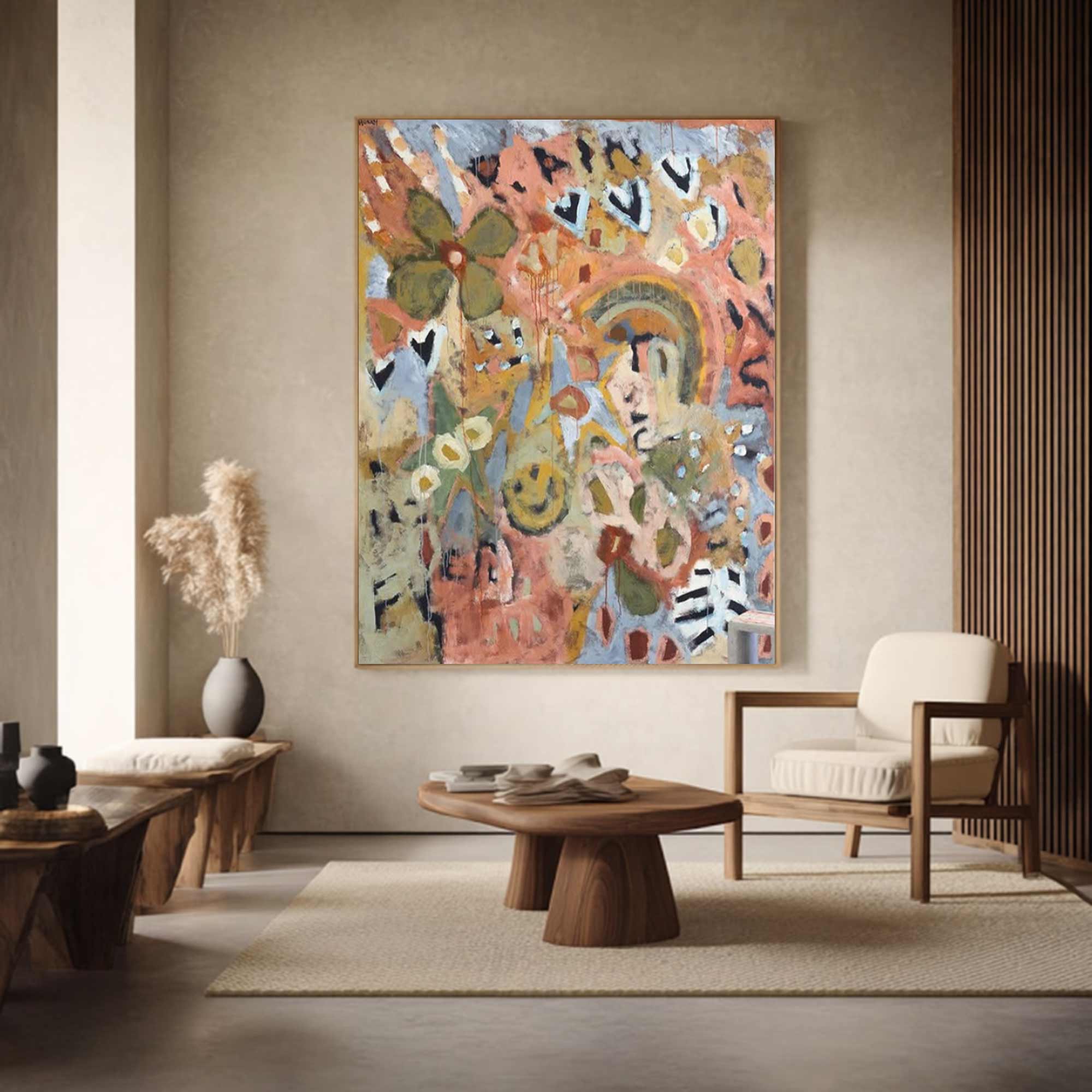 Street graffiti art Colorful graffiti wall art decor for living room