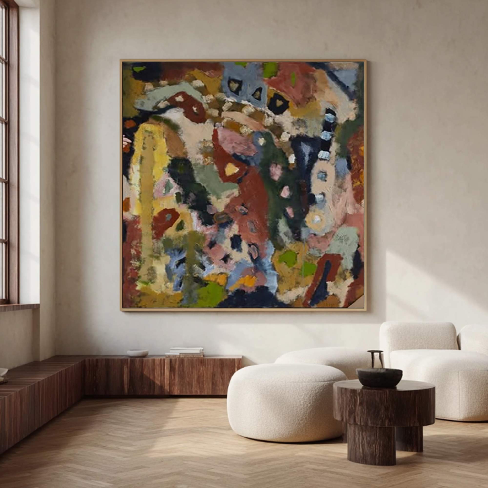 Colorful abstract painting street graffiti painting graffiti-style painting