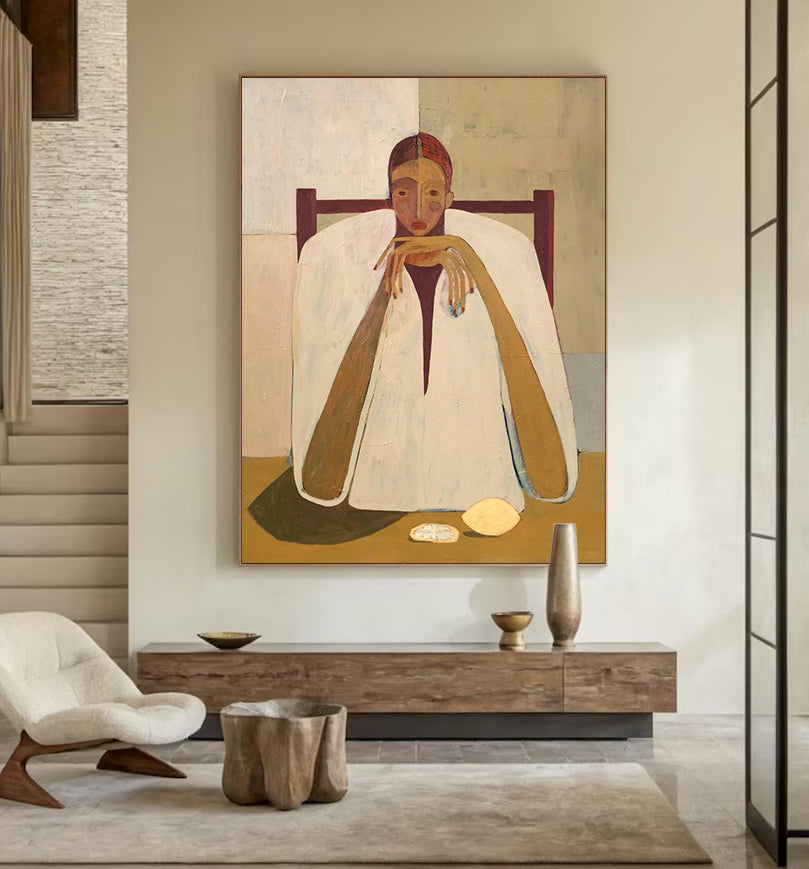 Figurative Abstraction figurative painting Surrealist Portrait art