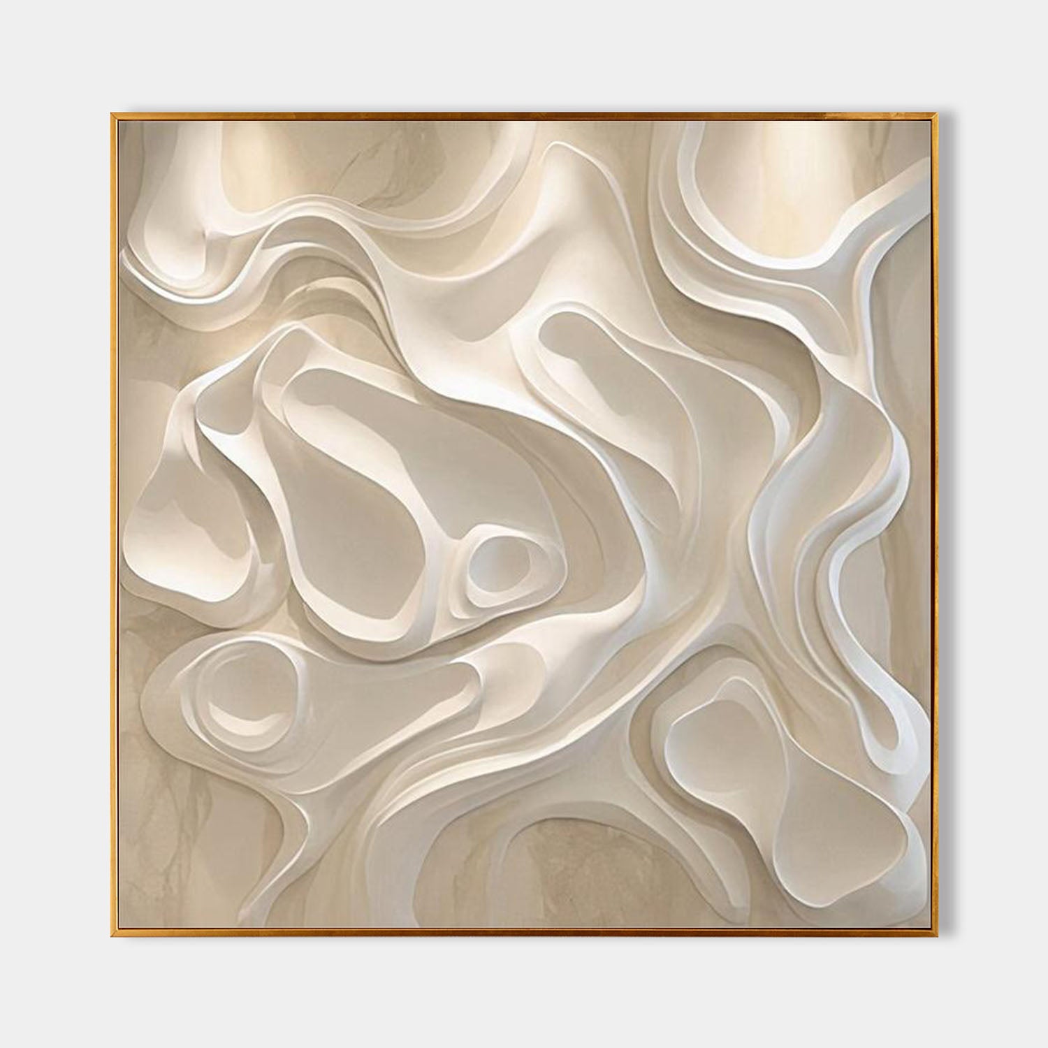 Sculptured art Painting Wood carving wall art 3D Textured Wall Decor
