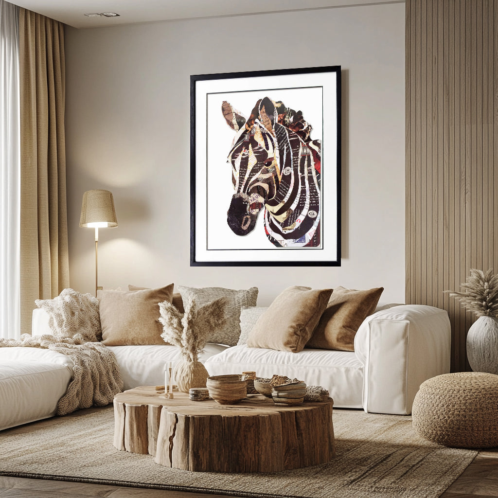 Zebra Wall Decor Zebra Animal Portraits Wall Decor Wildlife Wall Art