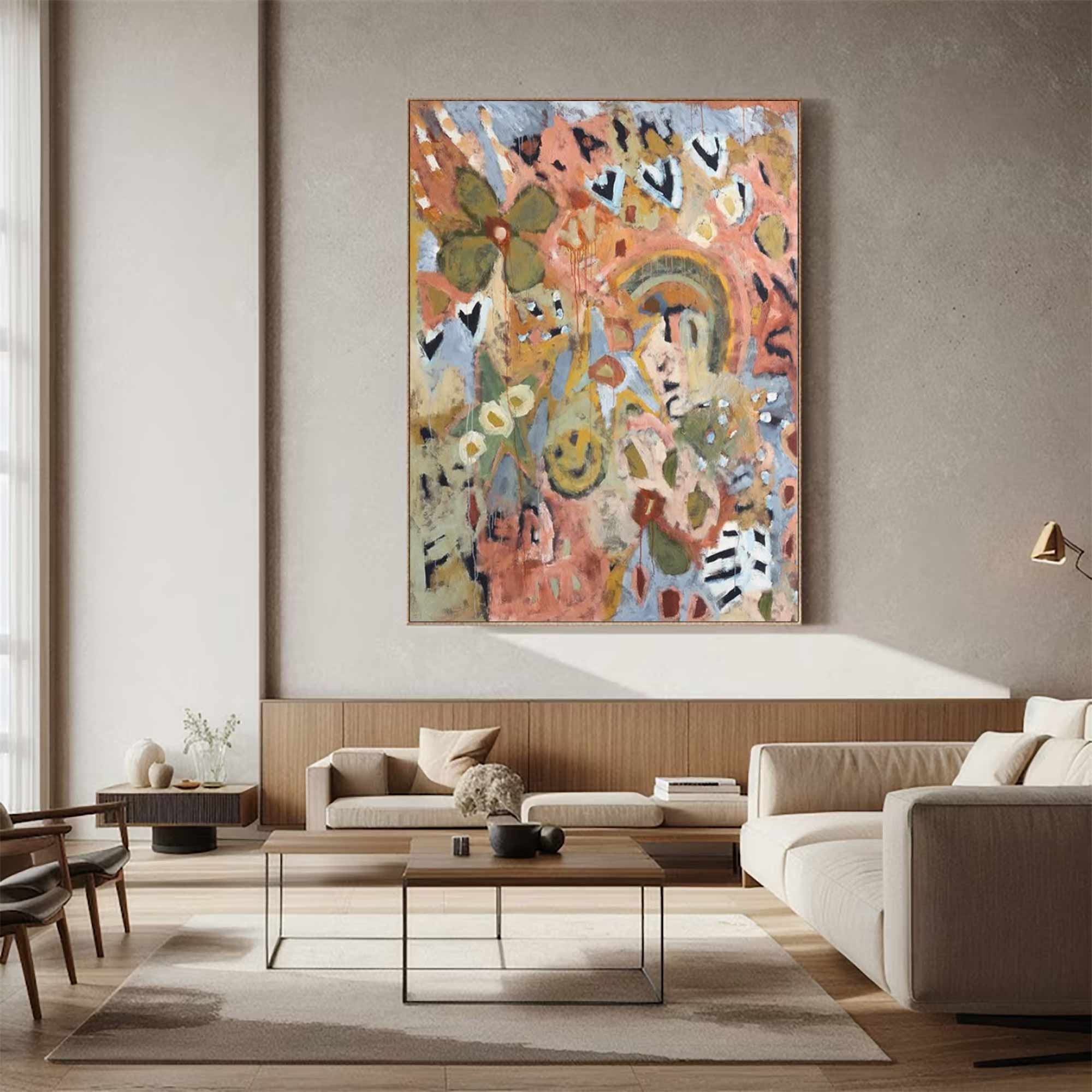 Abstract Graffiti Style Painting Modern Graffiti Art Pop Abstract Art