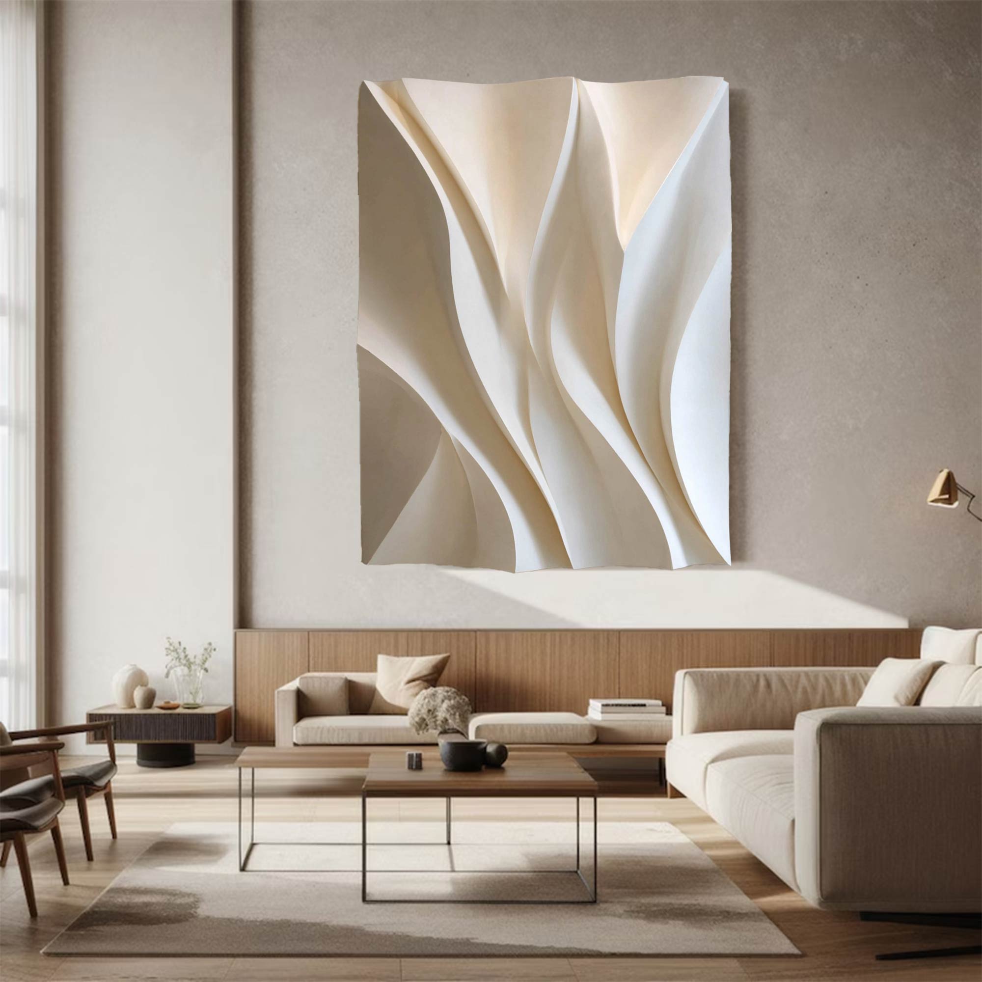 white Wood carving texture wall decor wood sculpture wall painting