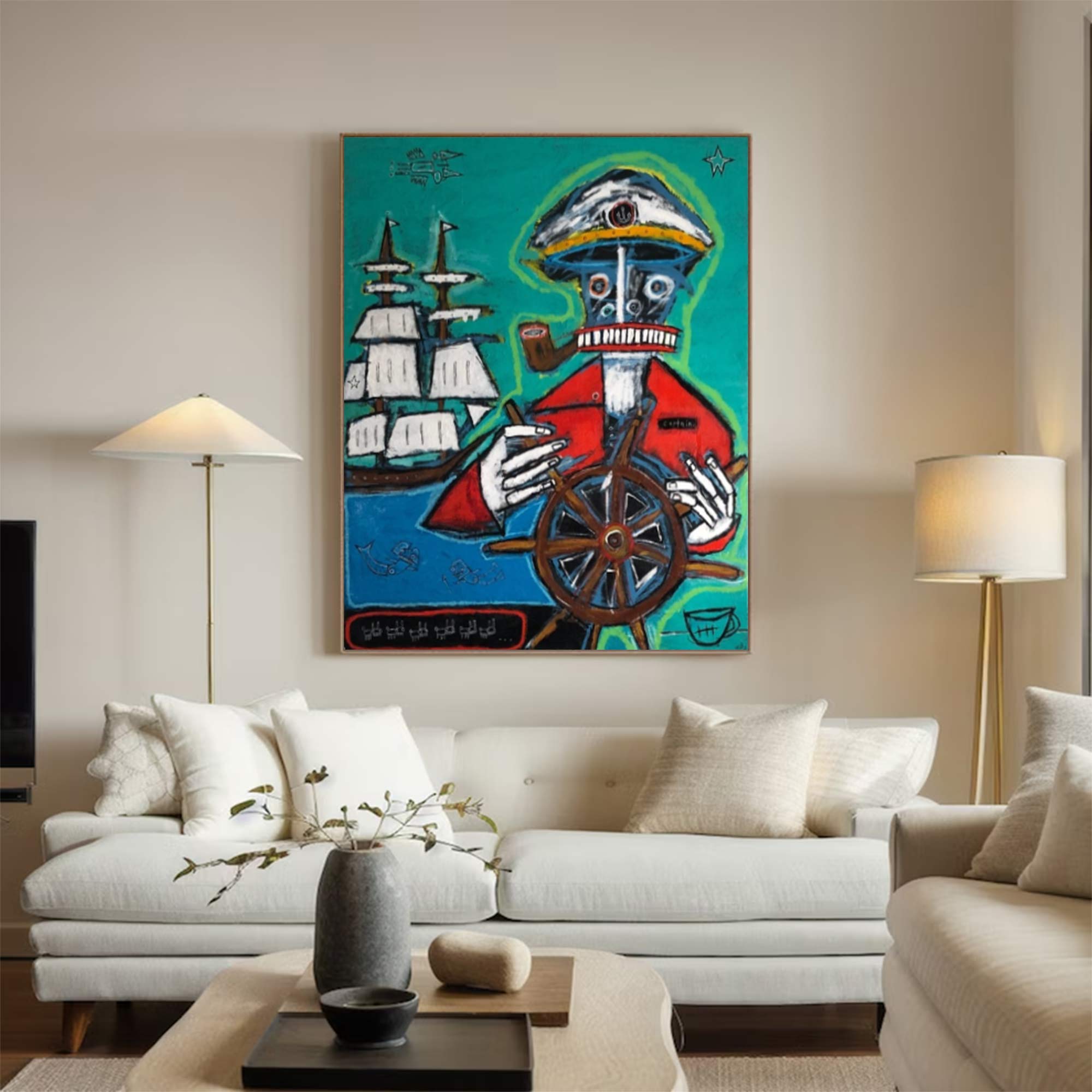 Modern Graffiti Style Art Colorful Pop Art Street Graffiti painting