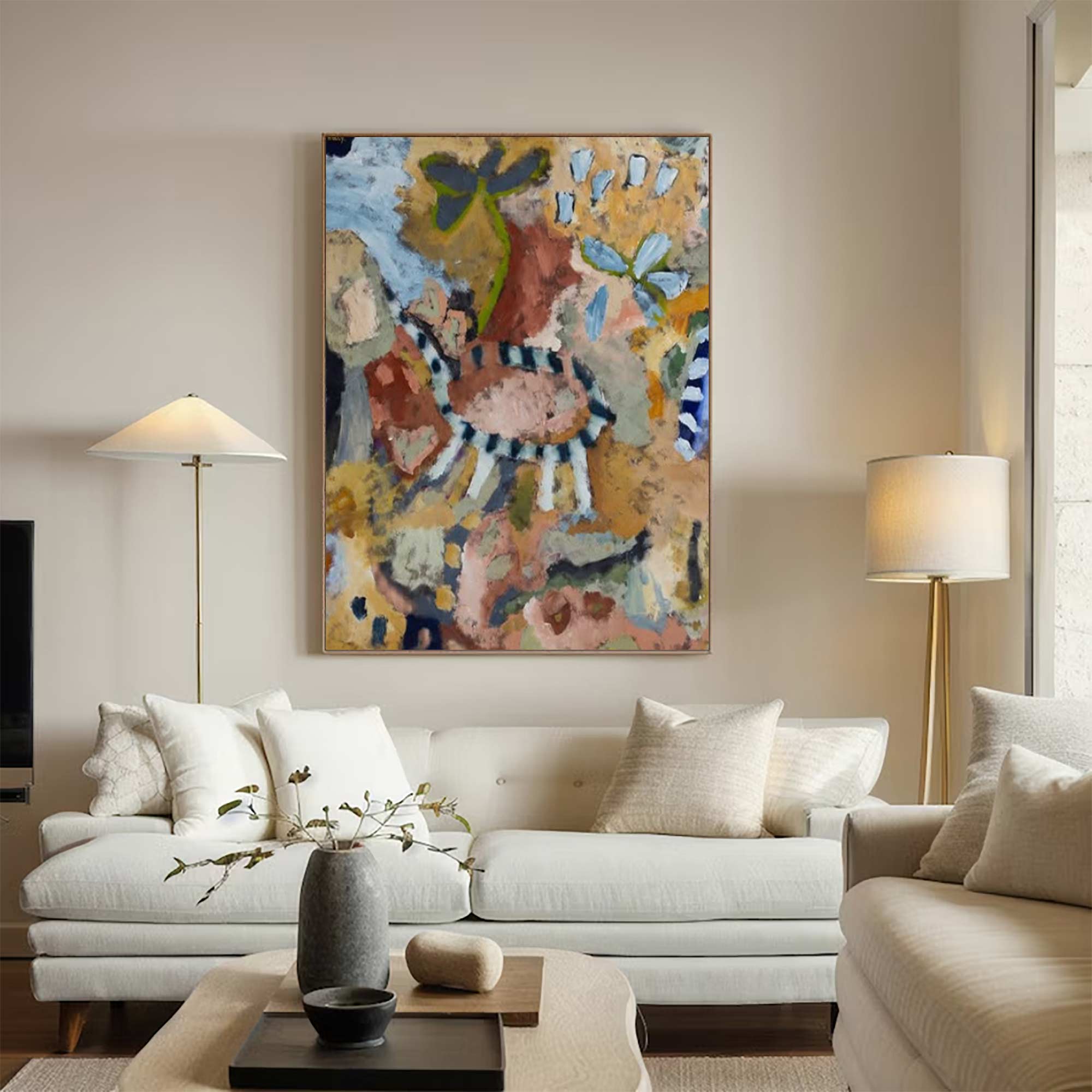 Abstract Graffiti Style Painting Modern Graffiti Art Colorful Abstract Art