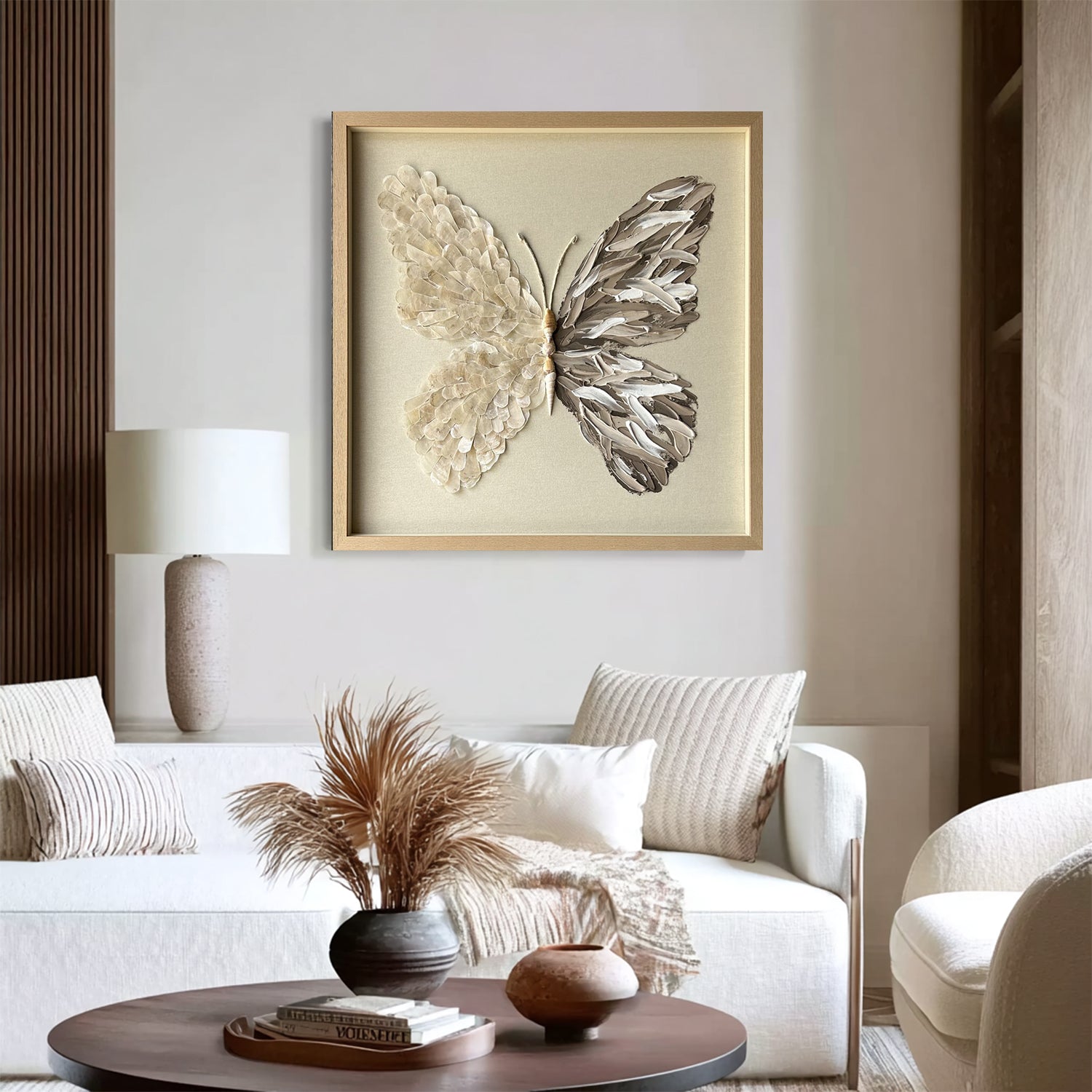butterfly painting shell decor art butterfly wall art Shell decor painting